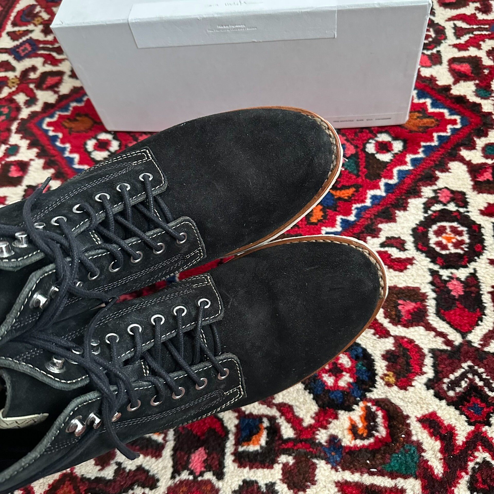 visvim 20SS Virgil Boots Black — back