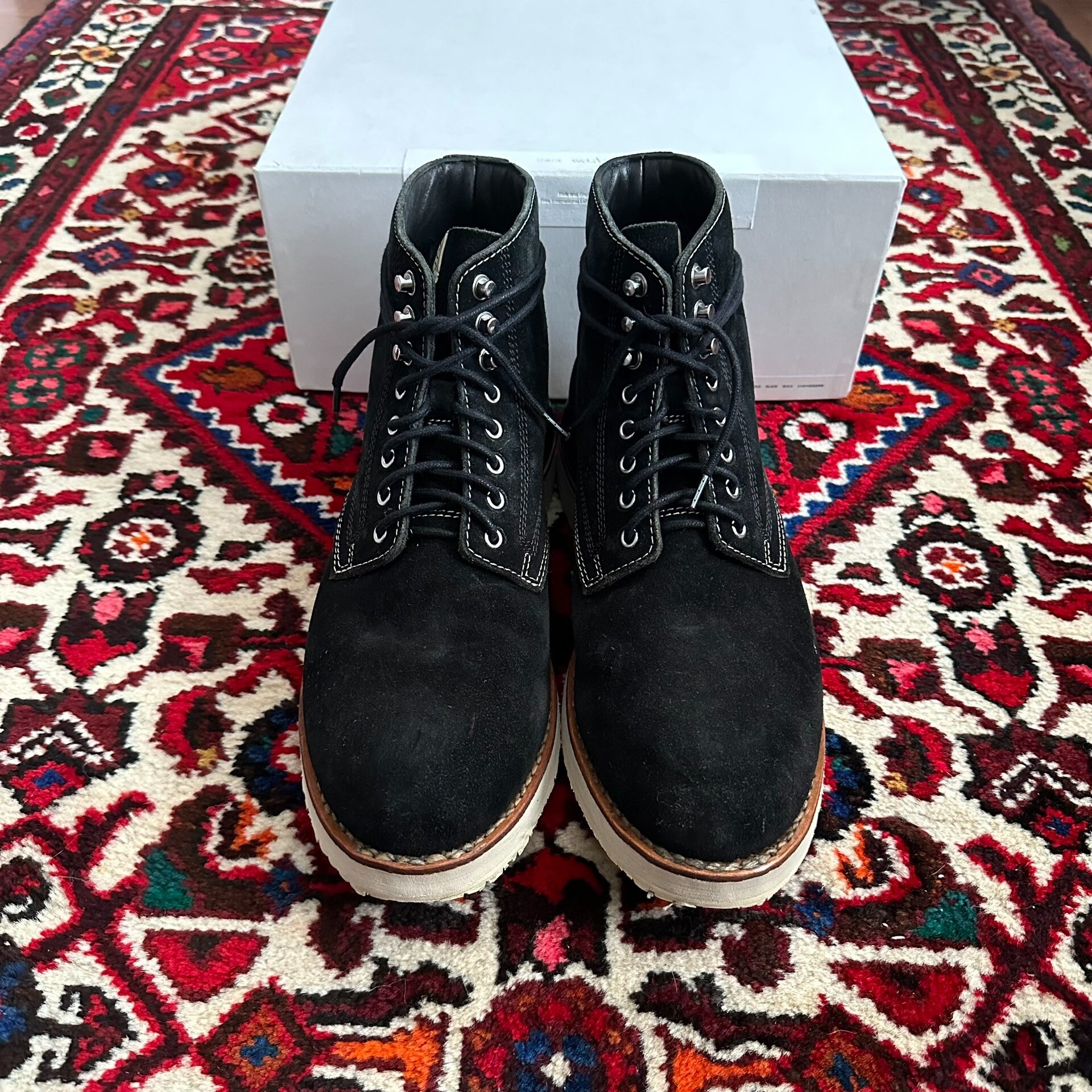 visvim 20SS Virgil Boots Black — front