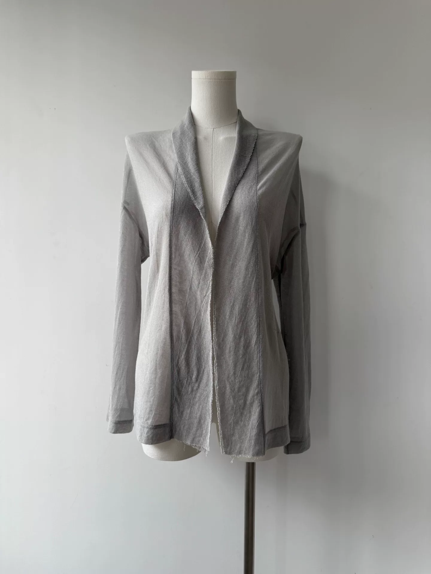 Yohji Yamamoto Y's 10AW Double-Layer Cardigan — front
