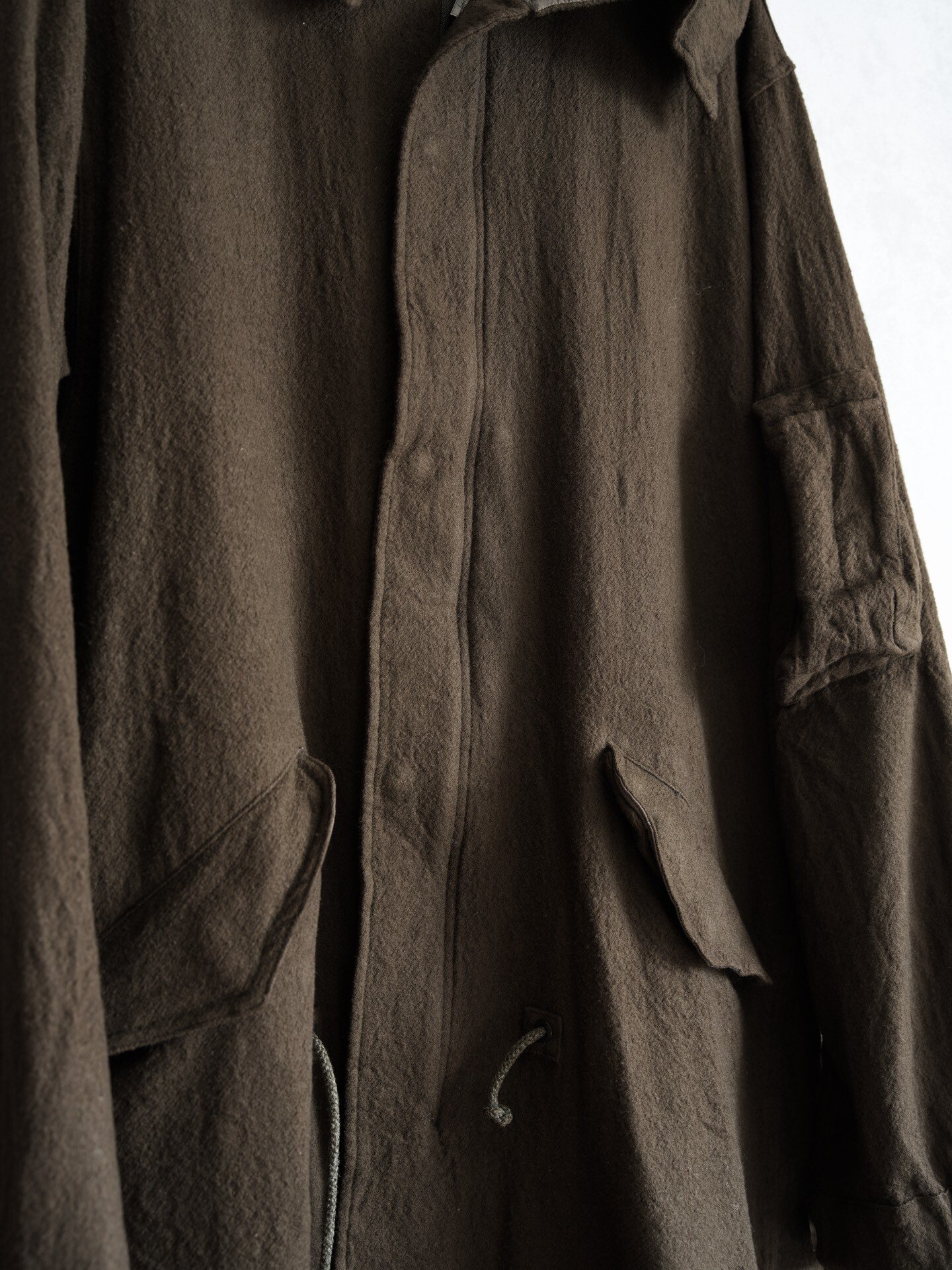 Yohji Yamamoto 22AW Wool M-51 Coat — back