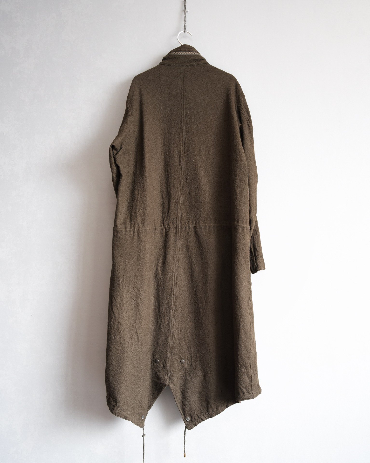 Yohji Yamamoto 22AW Wool M-51 Coat — label