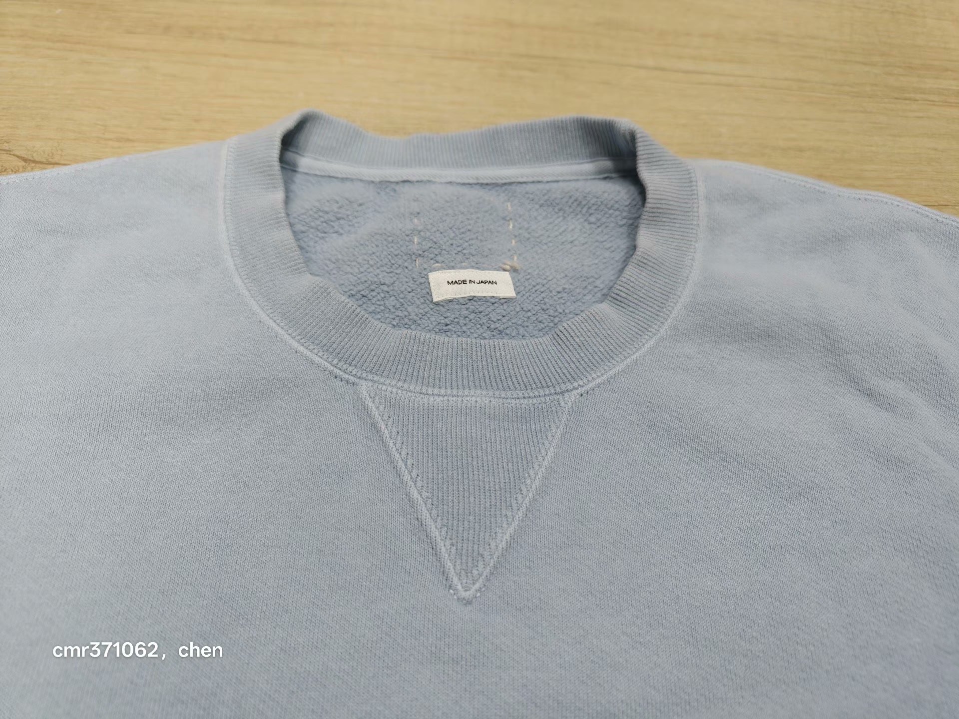 VISVIM 26SS JUMBO SB SWEAT L/S DMGD — front