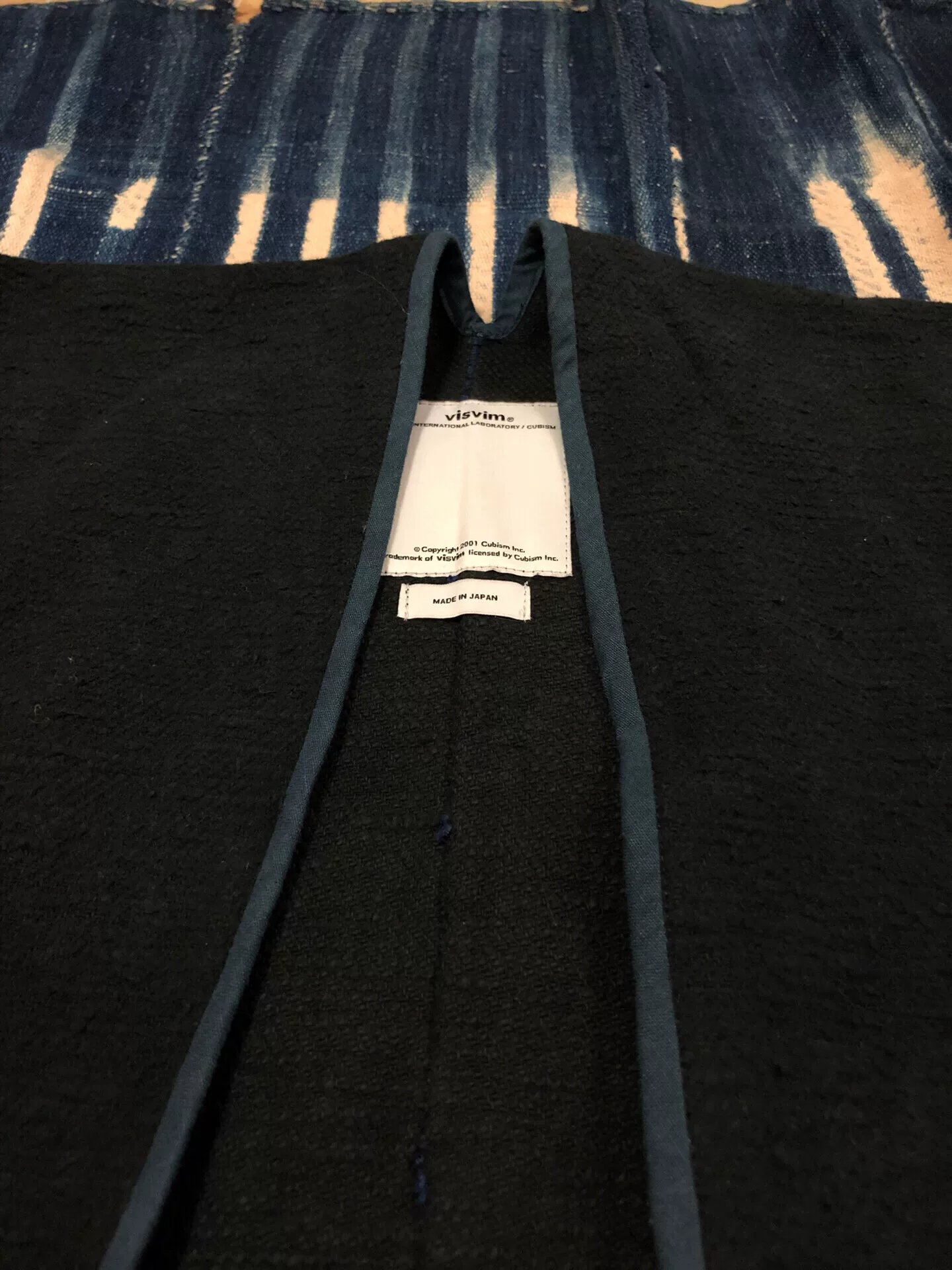 VISVIM 15AW SANJURO NATURAL DYE COAT — back