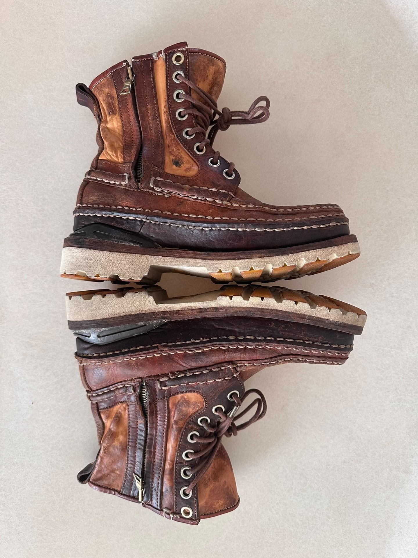 Visvim I.C.T GRIZZLY BOOTS 17AW — detail