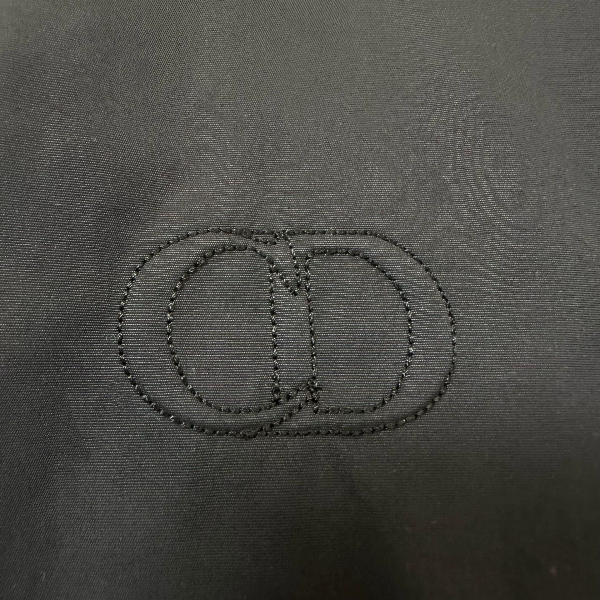 Dior CD Icon Stand-Collar Zip Jacket — detail