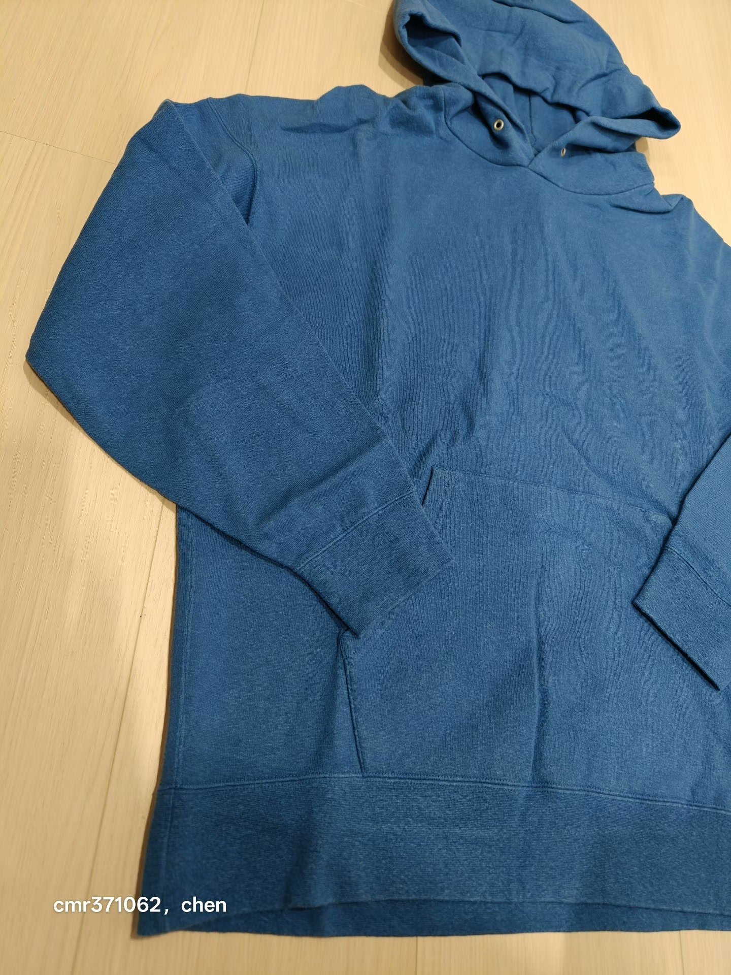 VISVIM 21SS JUMBO HOODIE P.O. NUMBERING — front