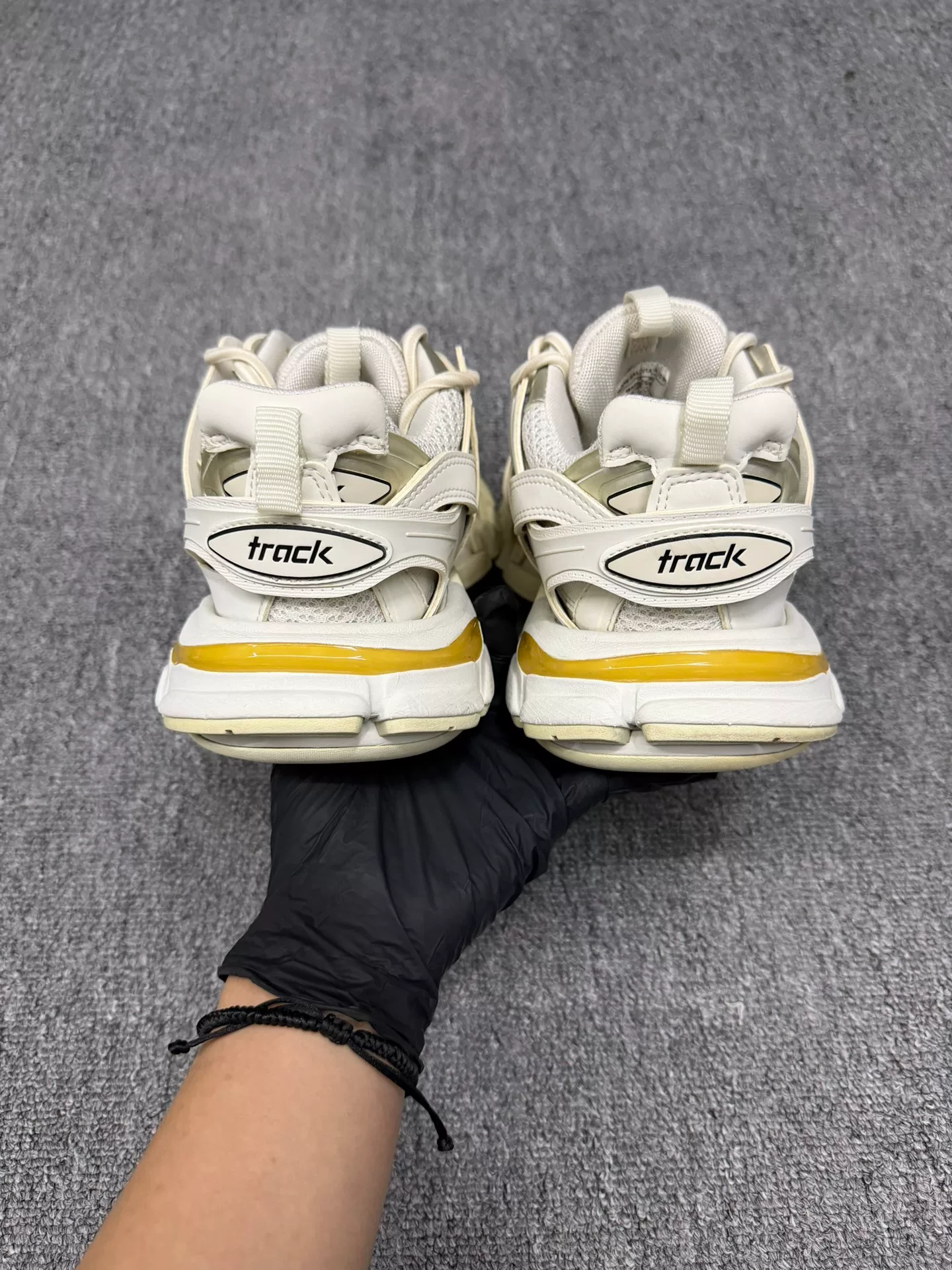 Balenciaga Track Dad Shoes White 39 — label