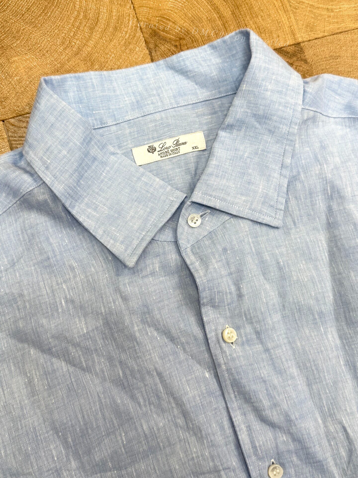 Loro Piana 2025 SS Aloe Linen Shirt — front