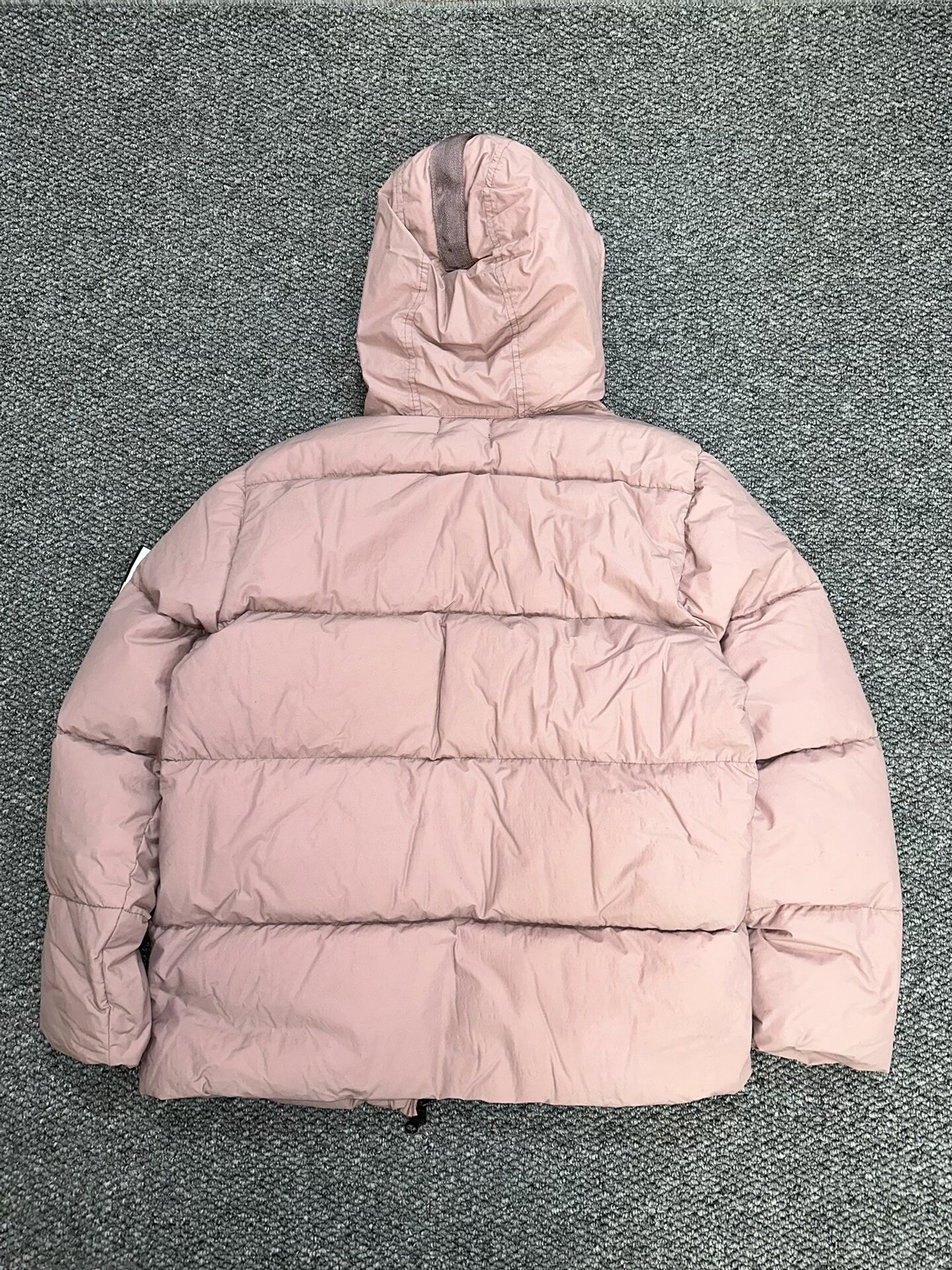 Stone Island Pink Down Jacket XL — label