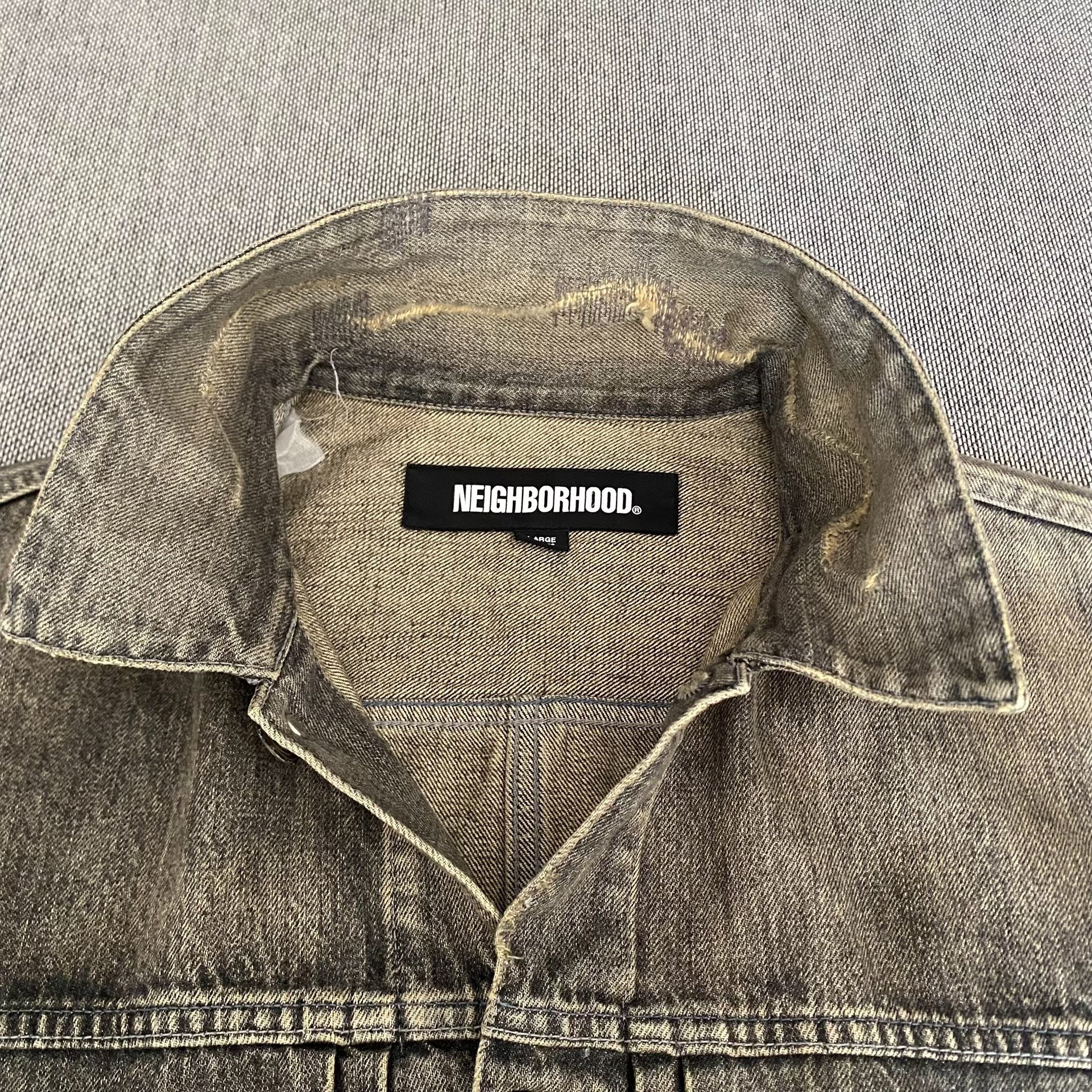 Neighborhood 24ss Stockman Denim Jacket — detail