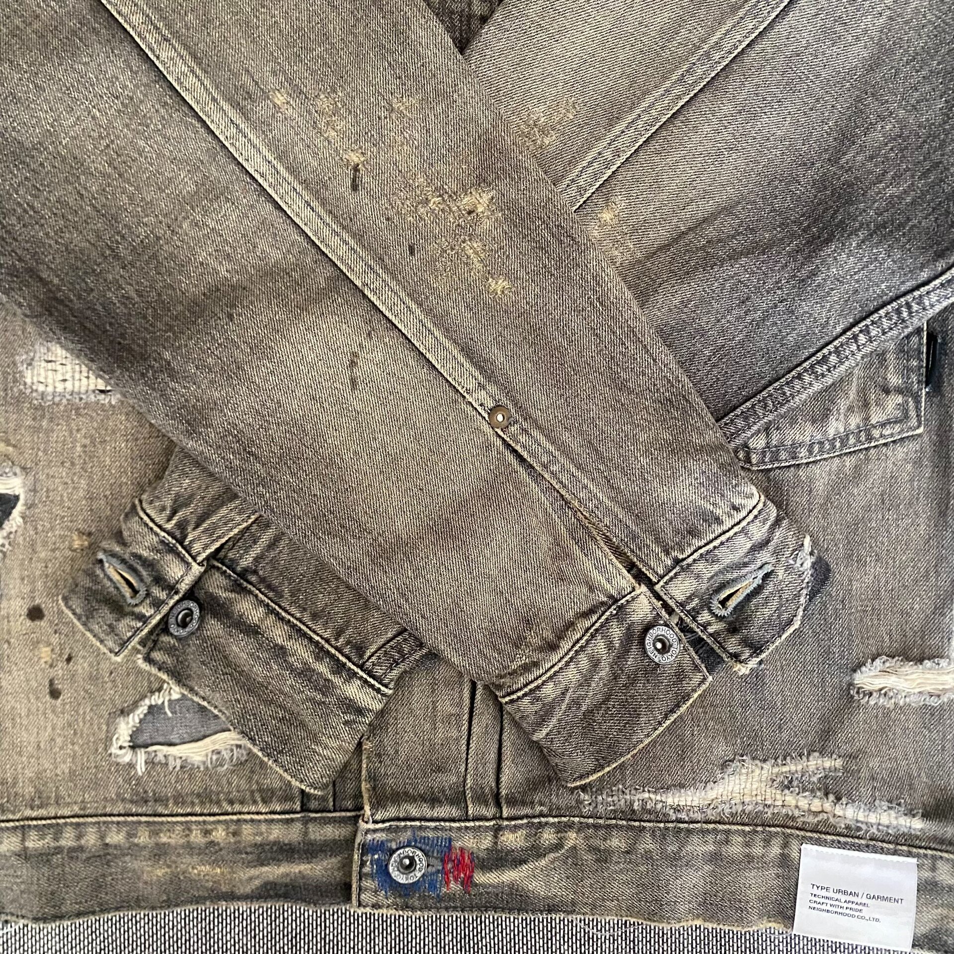 Neighborhood 24ss Stockman Denim Jacket — label