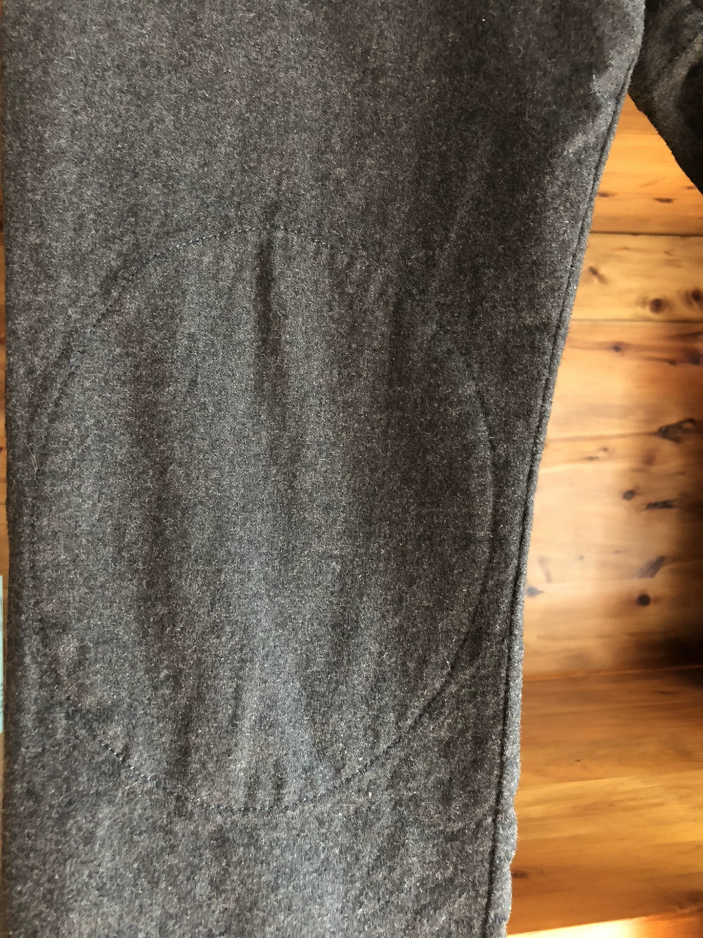 VISVIM SLACKS Wool Cropped Pants — front