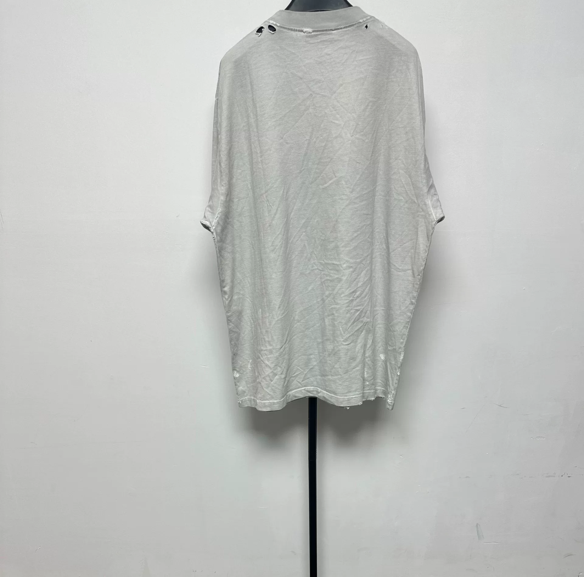 Balenciaga Oversized Print Short-Sleeve T-shirt — front
