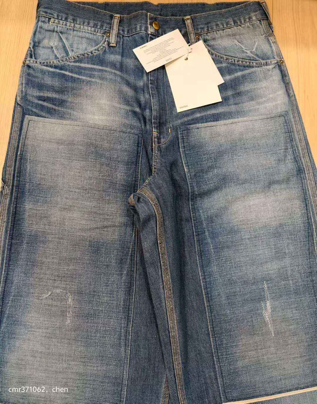 Visvim 25SS Carpenter Pants DMGD — detail