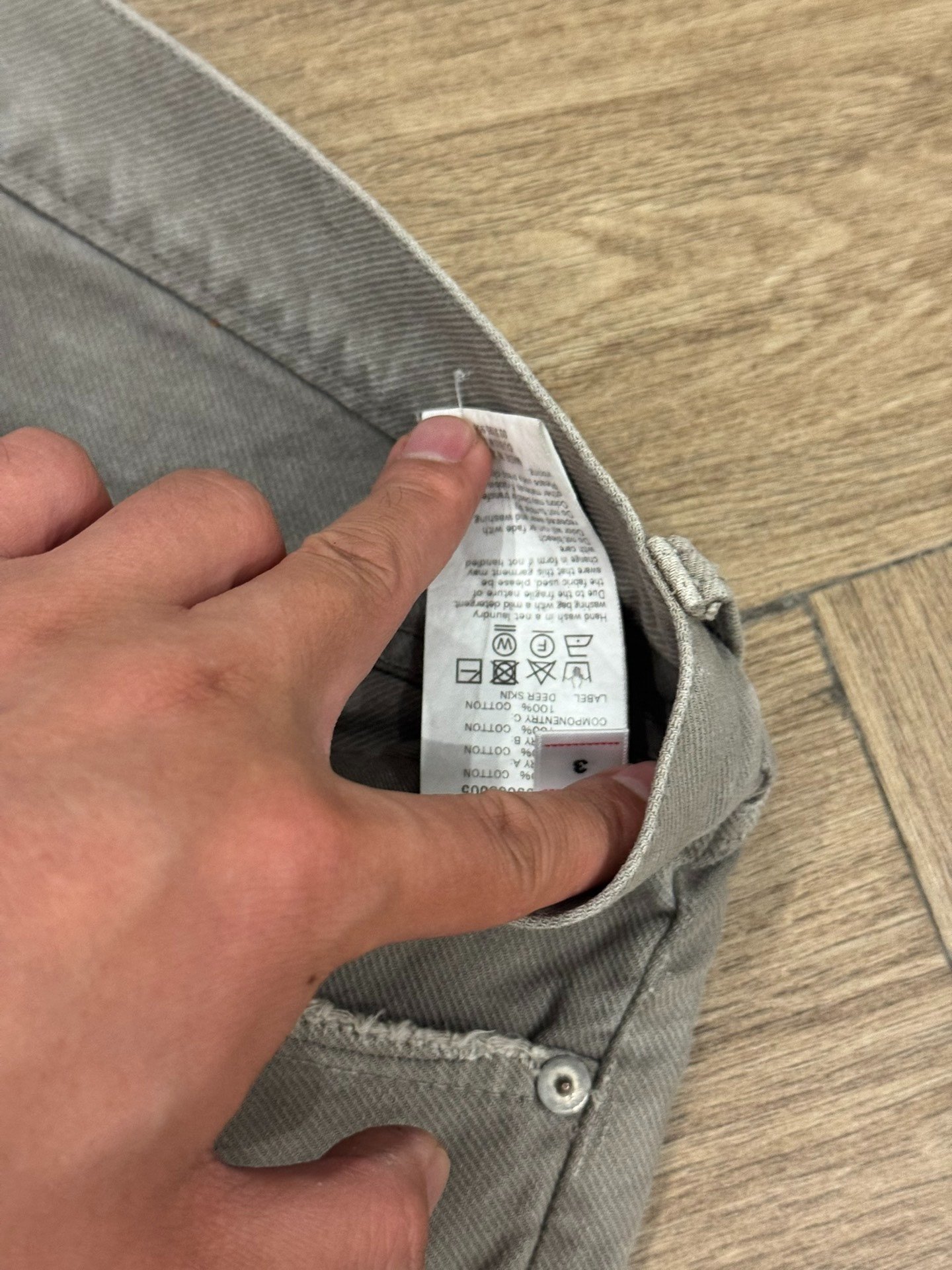 VISVIM 20AW FLUXUS 10 Distressed Jeans — detail