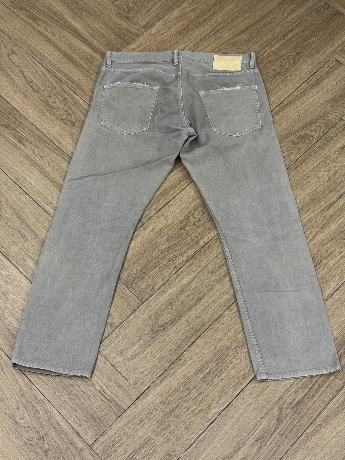 VISVIM 20AW FLUXUS 10 Distressed Jeans — front