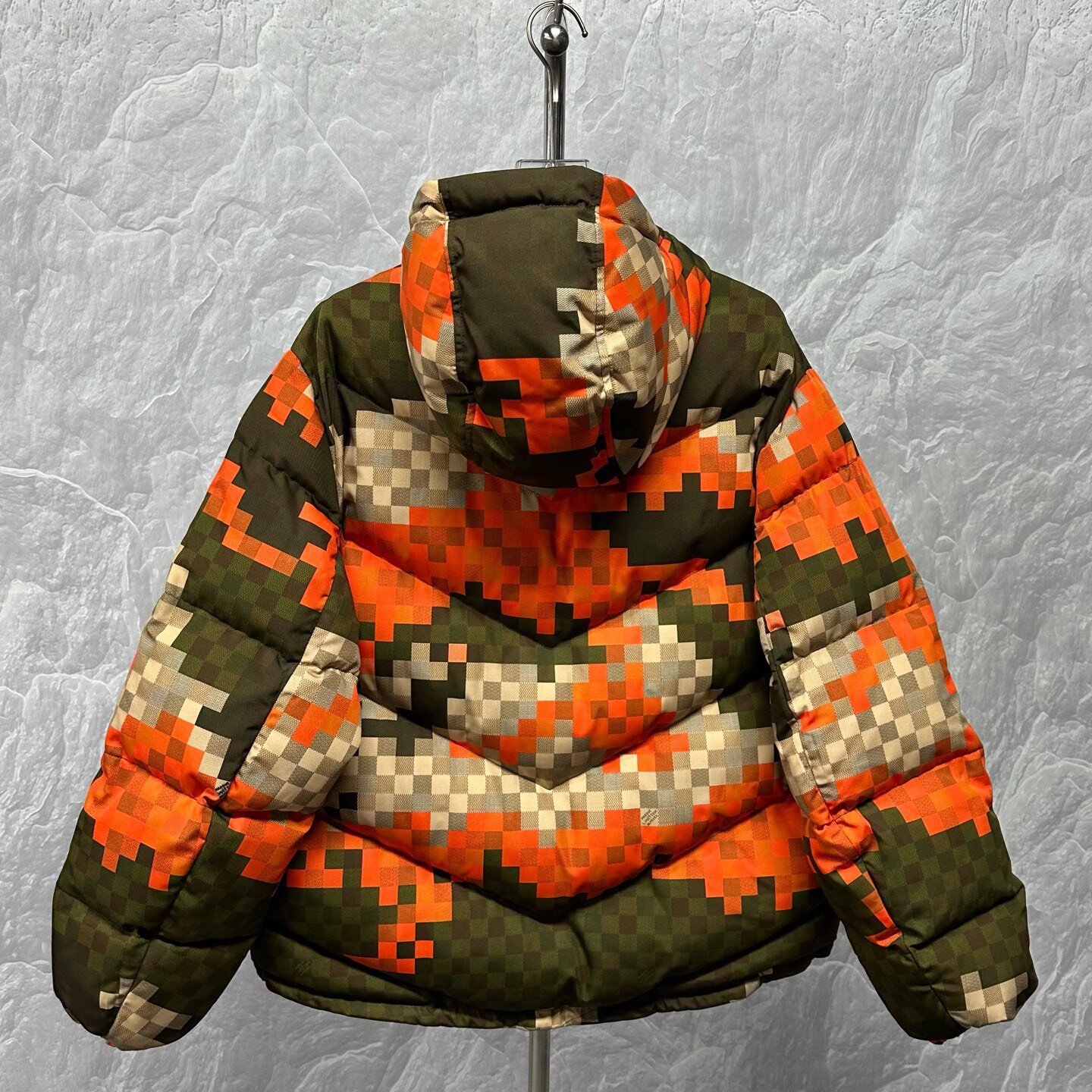 Louis Vuitton SS24 Mosaic Down Jacket — detail