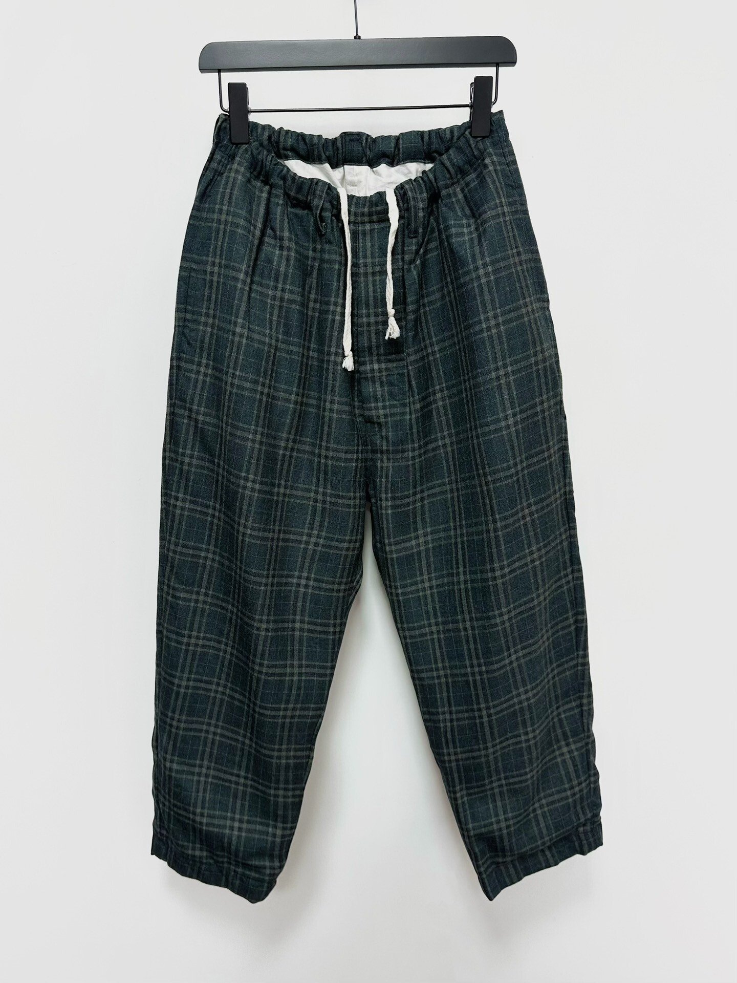 Klause Handmade Wool Plaid Trousers
