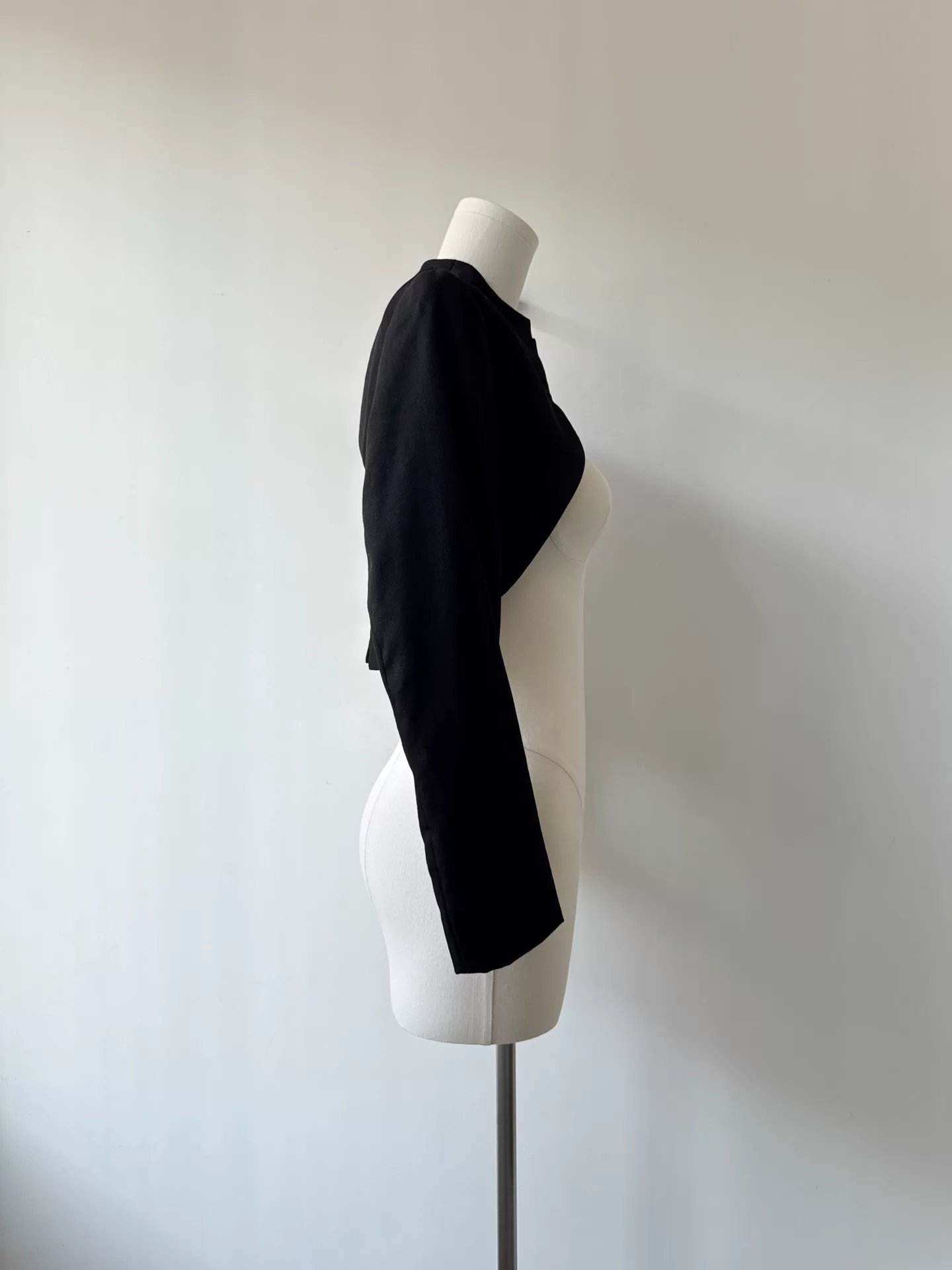 Yohji Yamamoto Y's 15AW Runway Short Jacket — detail