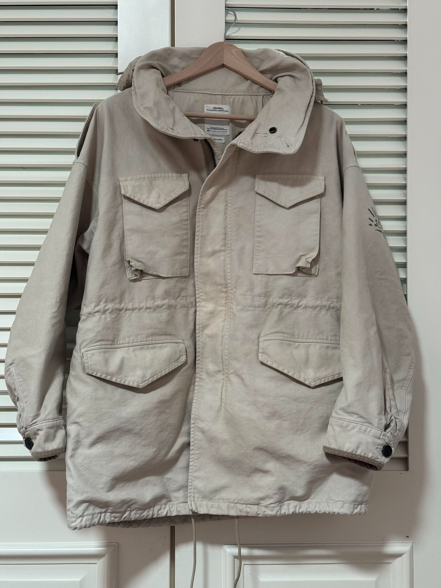 visvim bickle 20ss white — detail