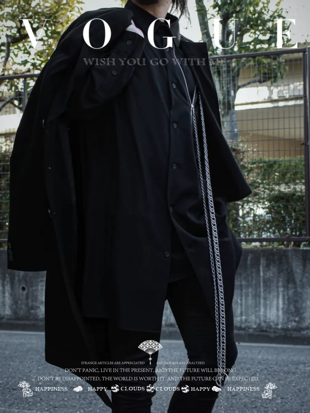 Yohji Yamamoto 20AW Chain Gaba Shirt — back