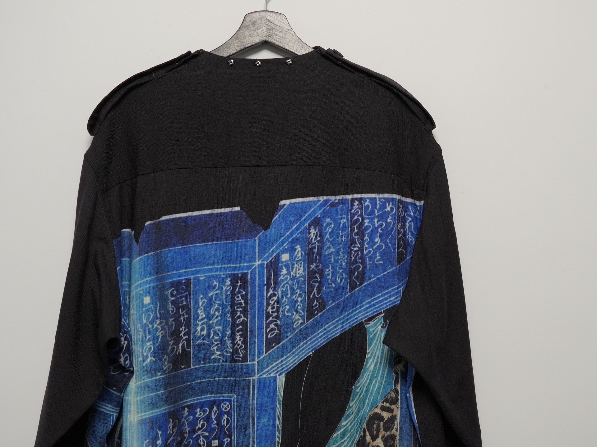 Yohji Yamamoto 2019SS Ukiyo-e Military Coat — label