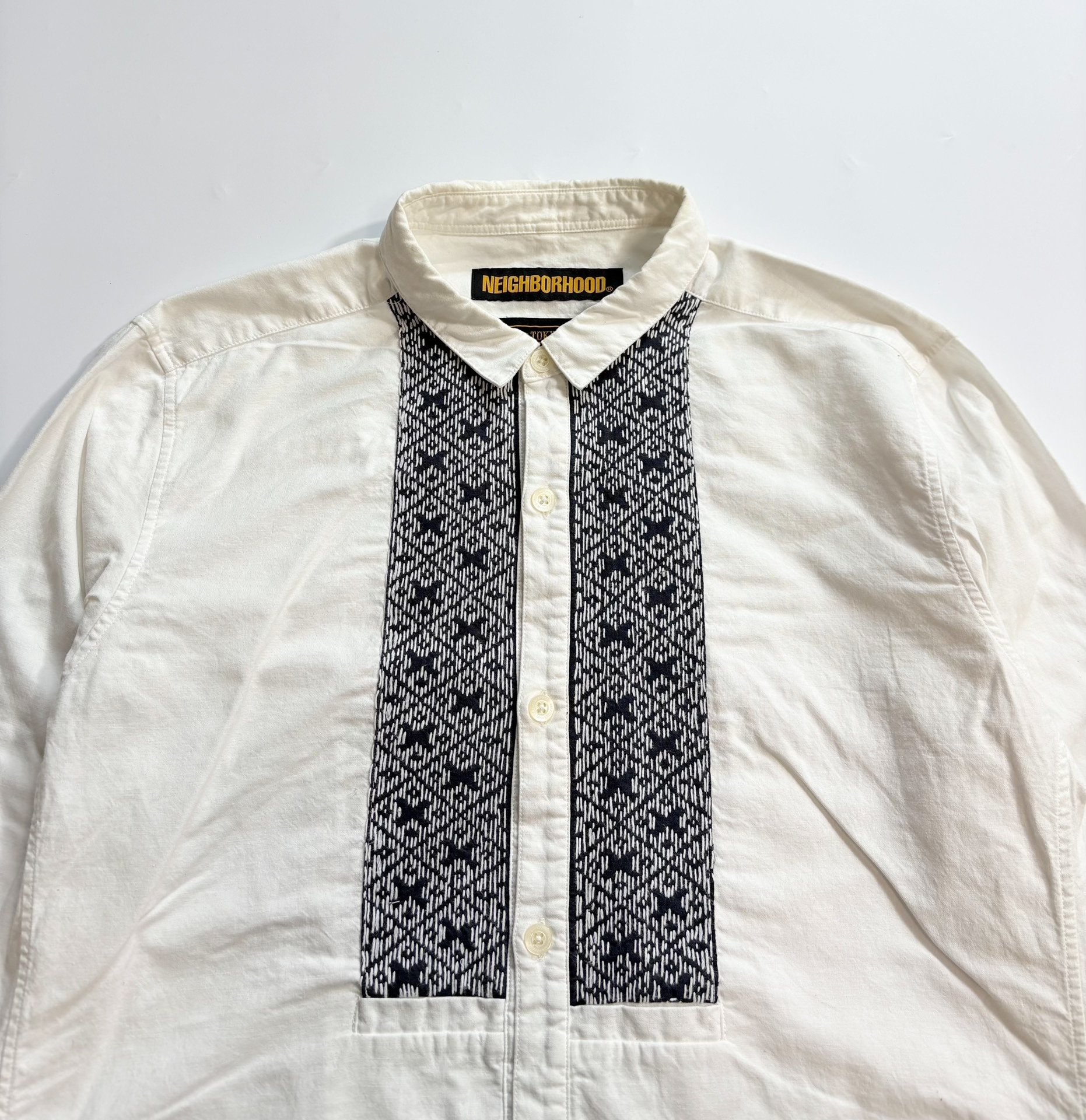 NEIGHBORHOOD Ethnic Embroidery Long-Sleeve Shirt — detail