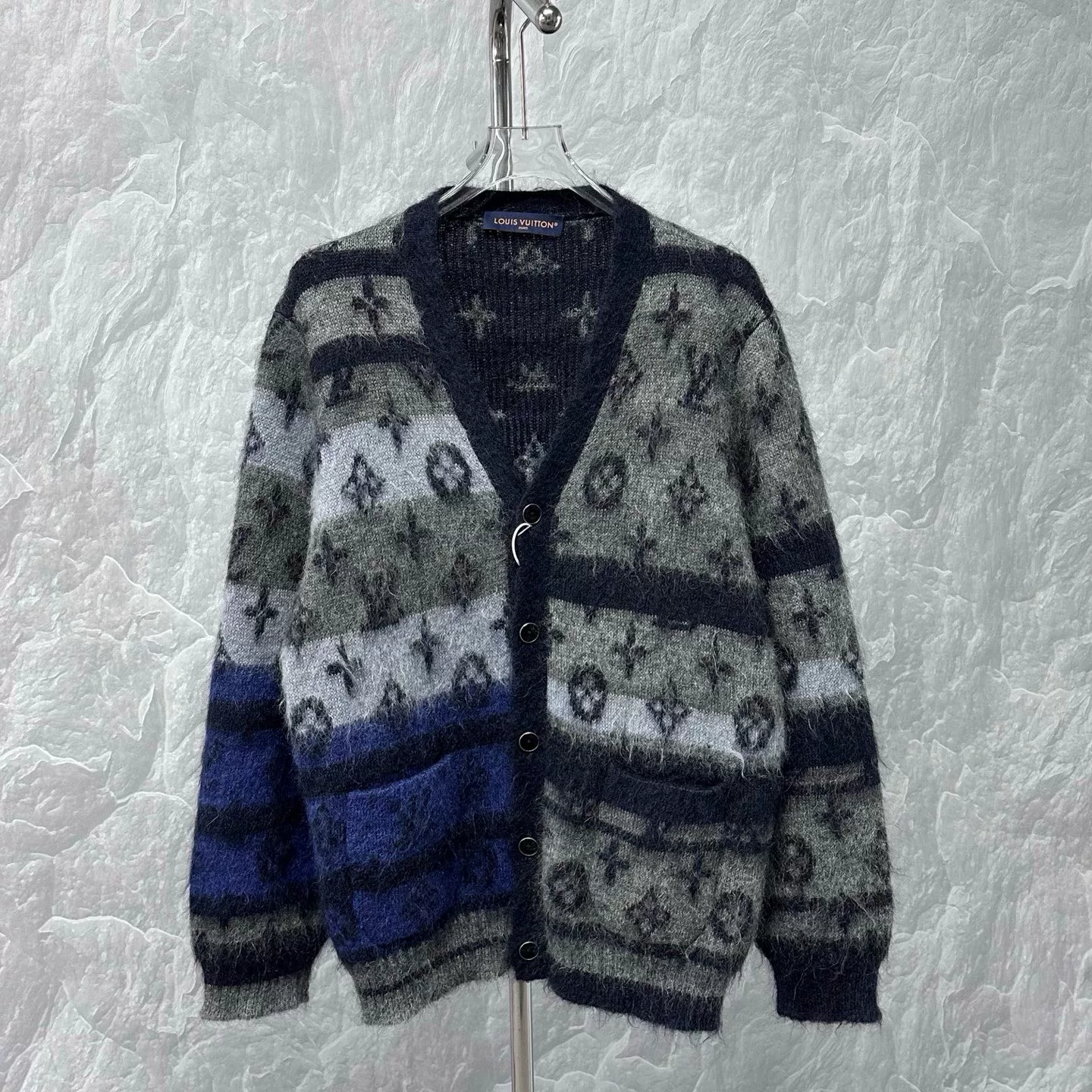 Louis Vuitton SS26 Monogram Mohair Cardigan