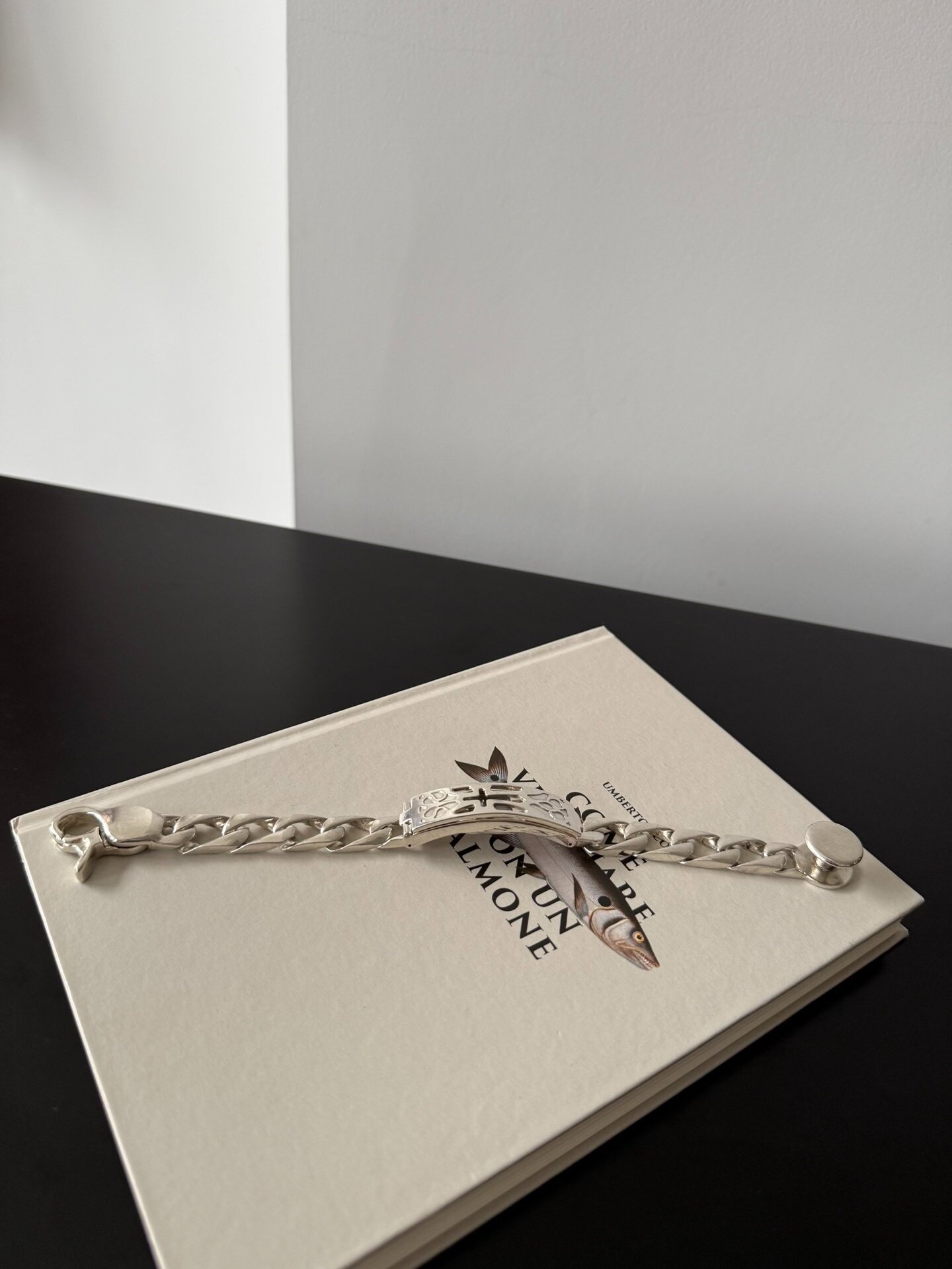 Jean Paul Gaultier SV925 Hollow Cross Bracelet — detail