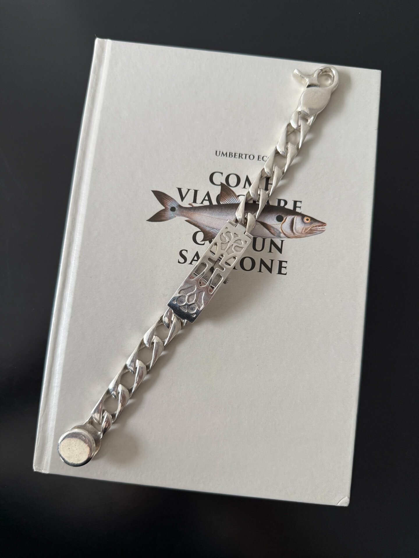 Jean Paul Gaultier SV925 Hollow Cross Bracelet