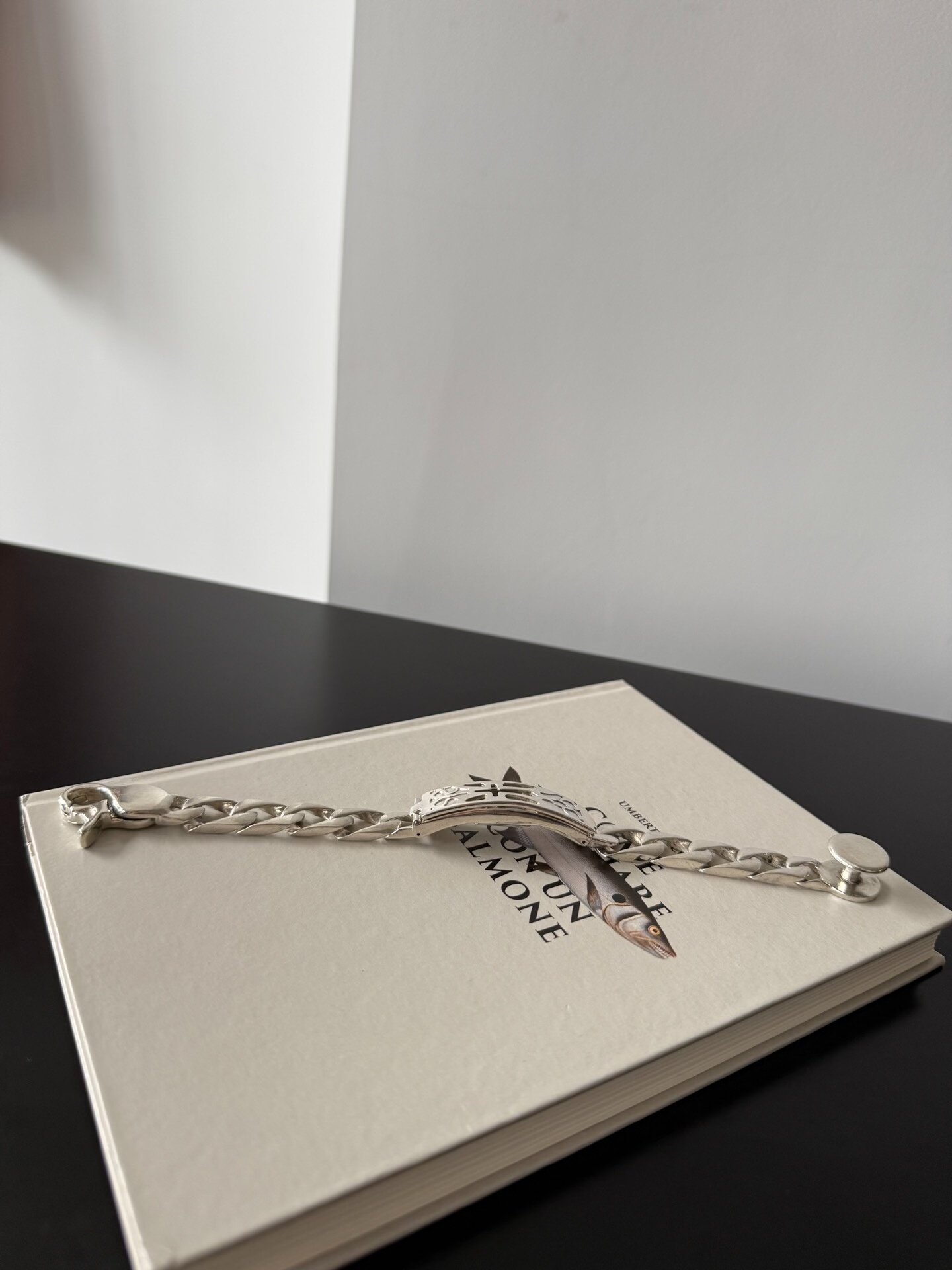 Jean Paul Gaultier SV925 Hollow Cross Bracelet — back
