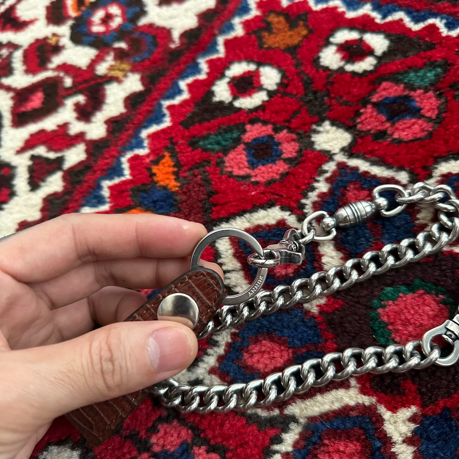 925 Silver Wallet Chain — label
