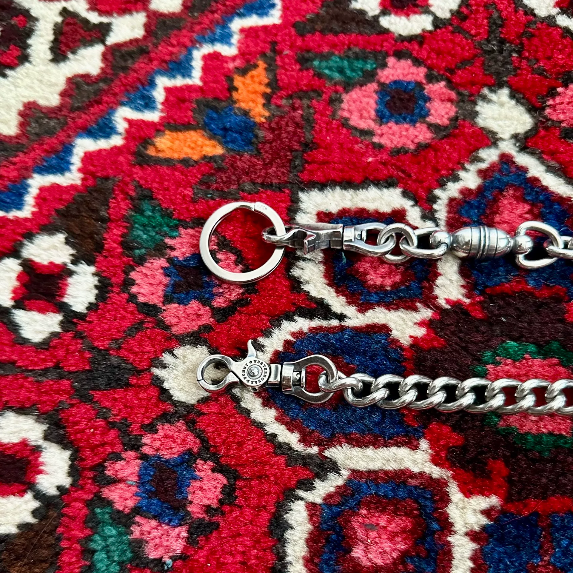 925 Silver Wallet Chain — back