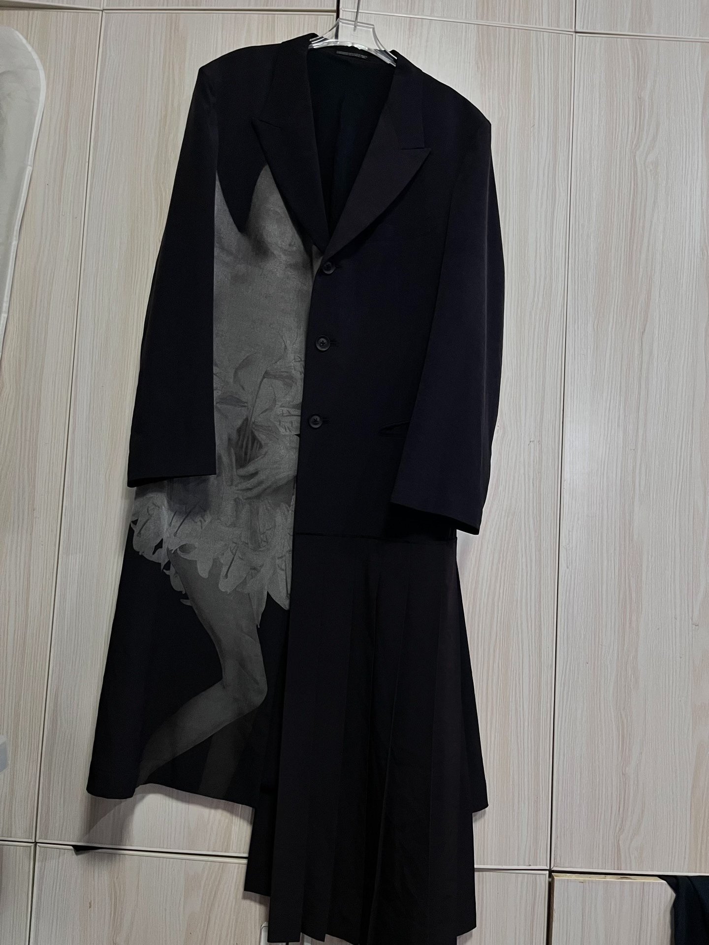 Yohji Yamamoto 20SS Asymmetrical Coat