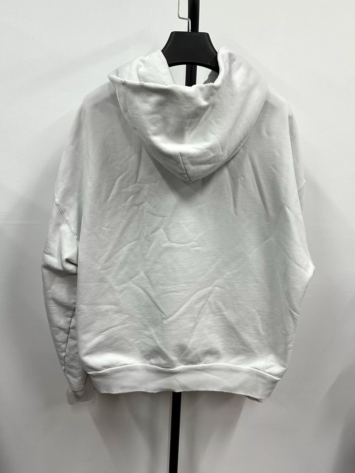 Balenciaga Zip-Up Dropped Shoulder Hoodie — front