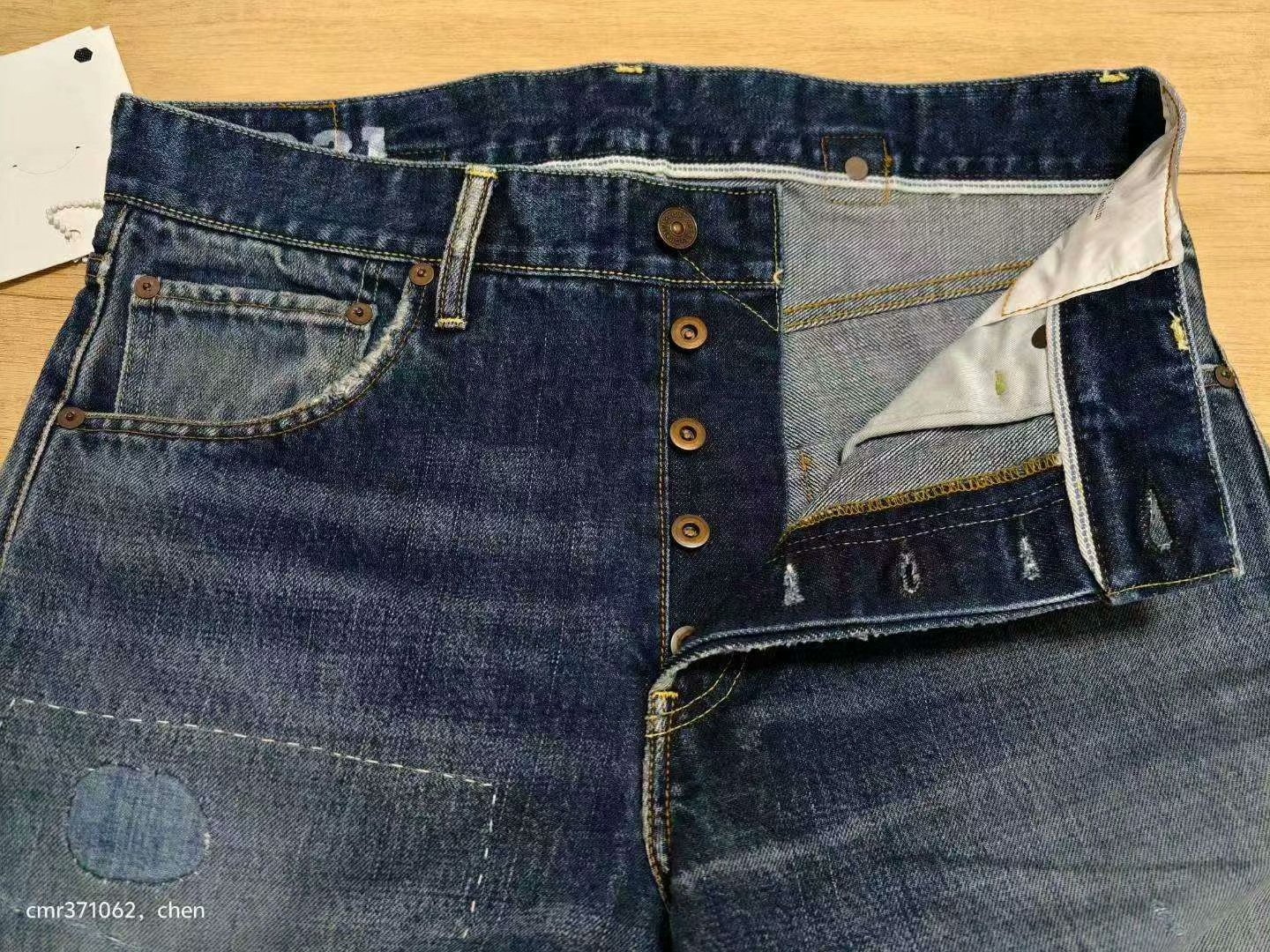 VISVIM 22SS SOCIAL SCULPTURE 16 DAMAGED — label
