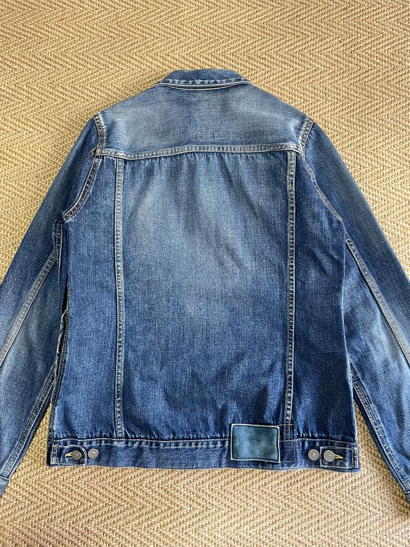 VISVIM SS 103 Damaged Washed Denim Jacket — front