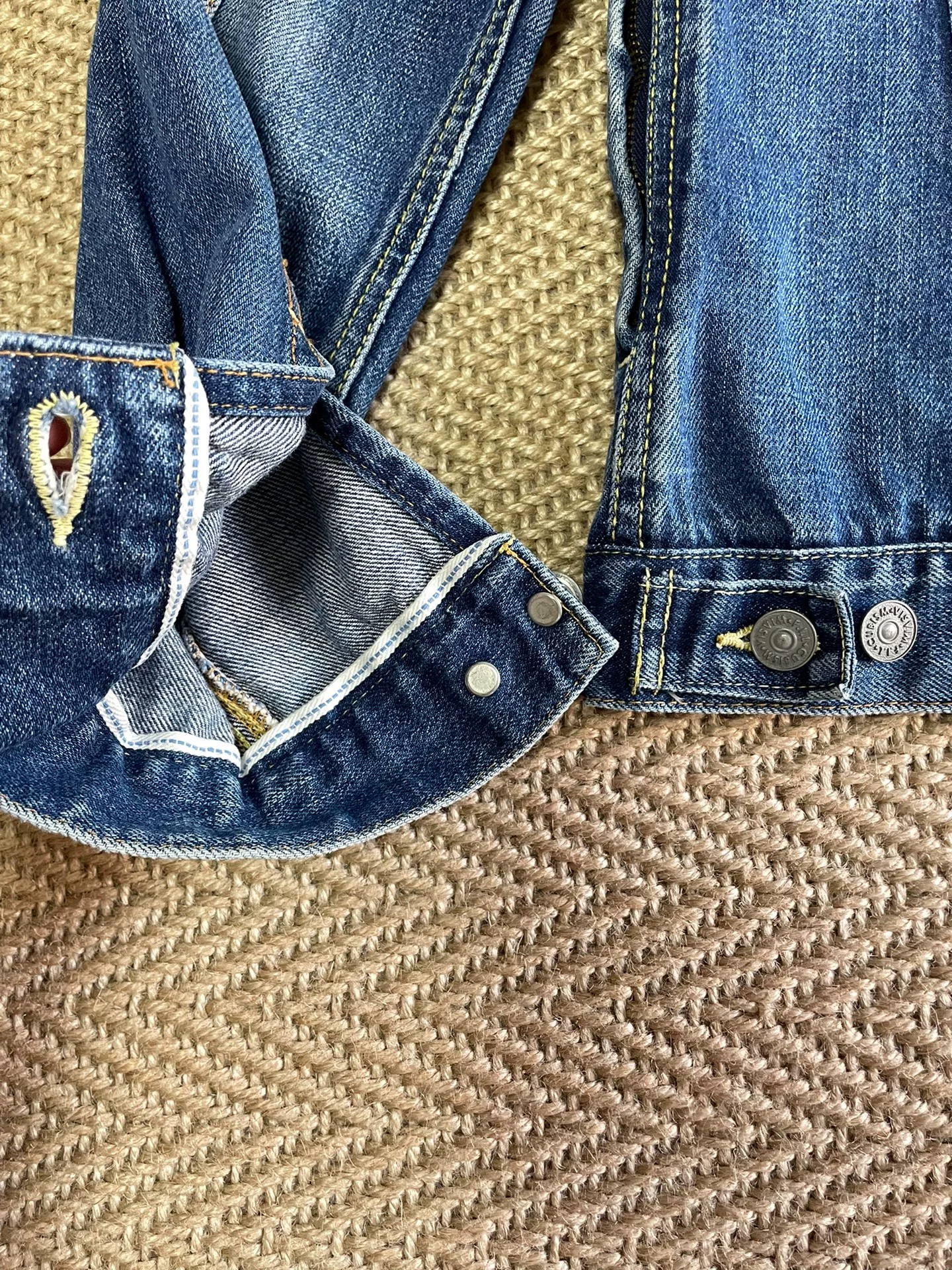 VISVIM SS 103 Damaged Washed Denim Jacket — back