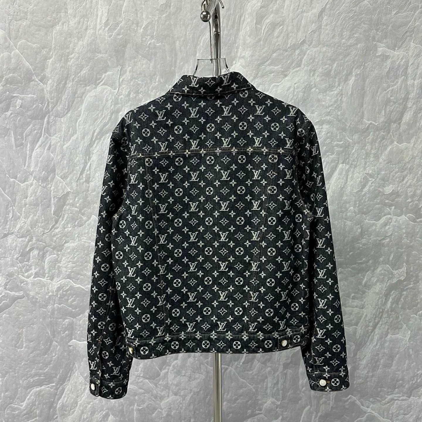 Louis Vuitton FW24 Monogram Denim Jacket — back