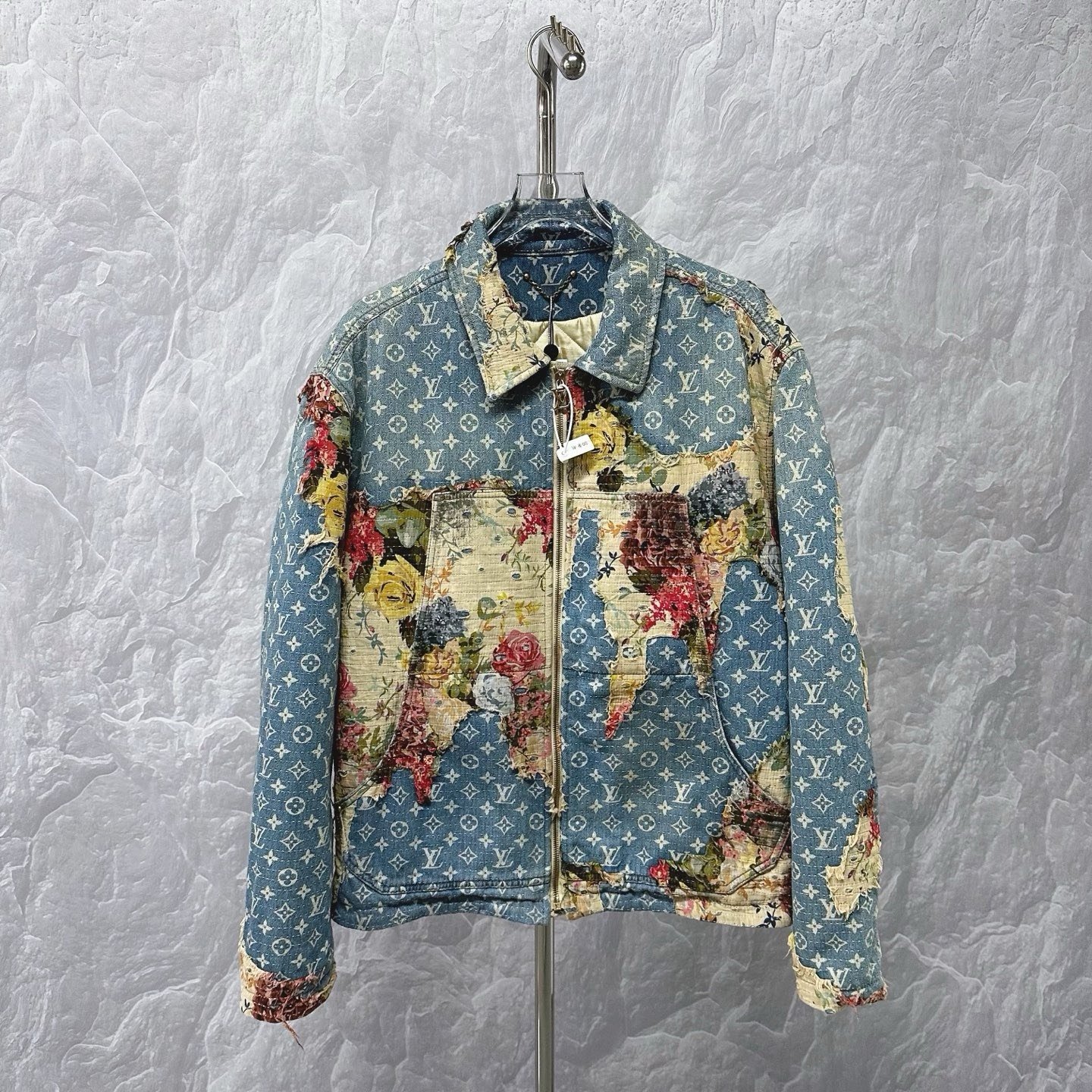Louis Vuitton Floral Patchwork Denim Jacket