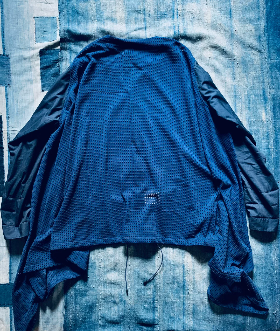 White Mountaineering Poncho Shirt — front