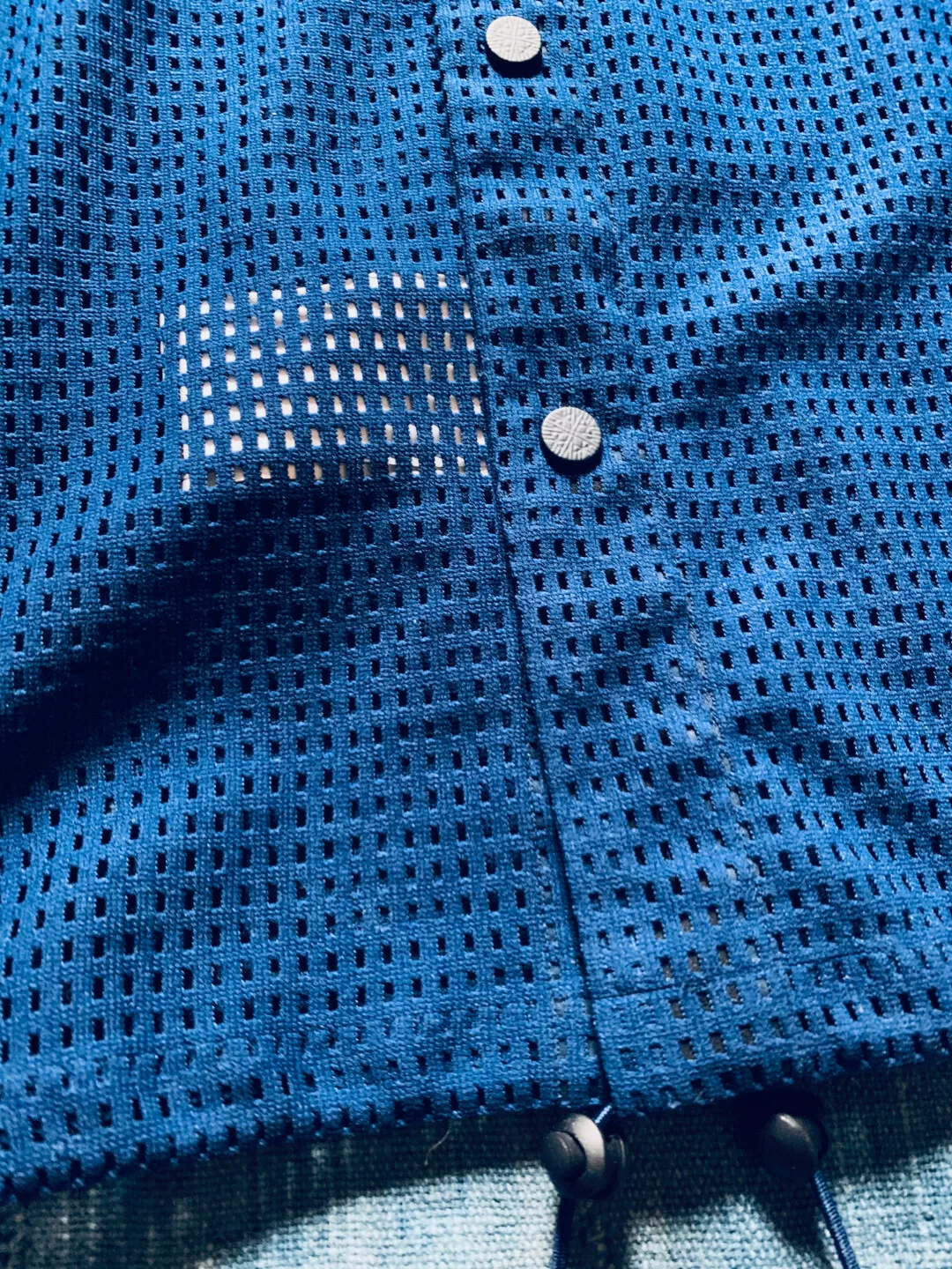 White Mountaineering Poncho Shirt — back