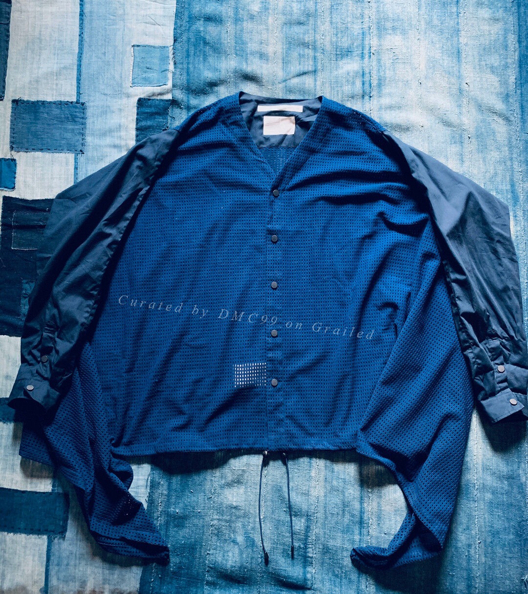White Mountaineering Poncho Shirt