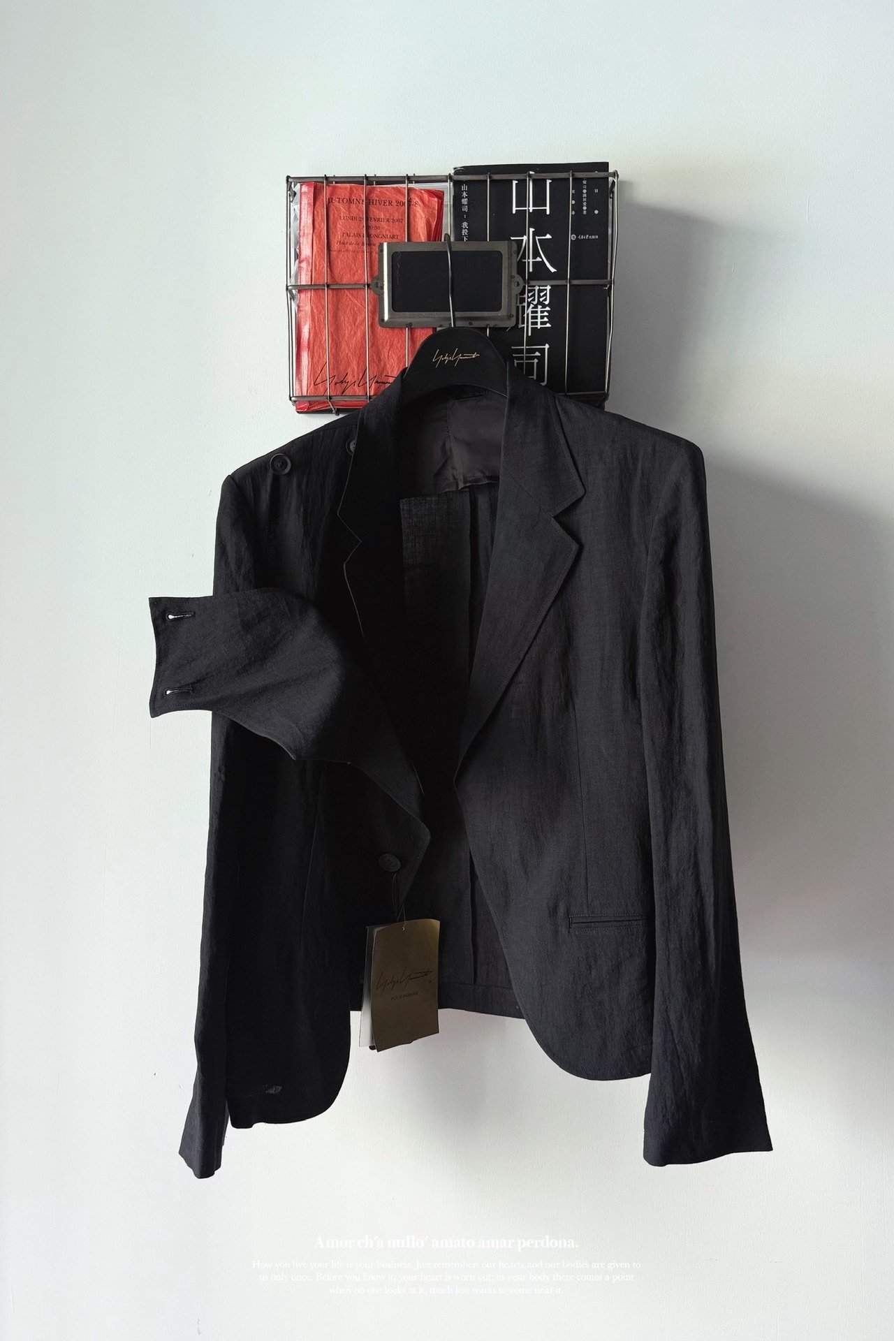 Yohji Yamamoto 21SS Linen Jacket — back