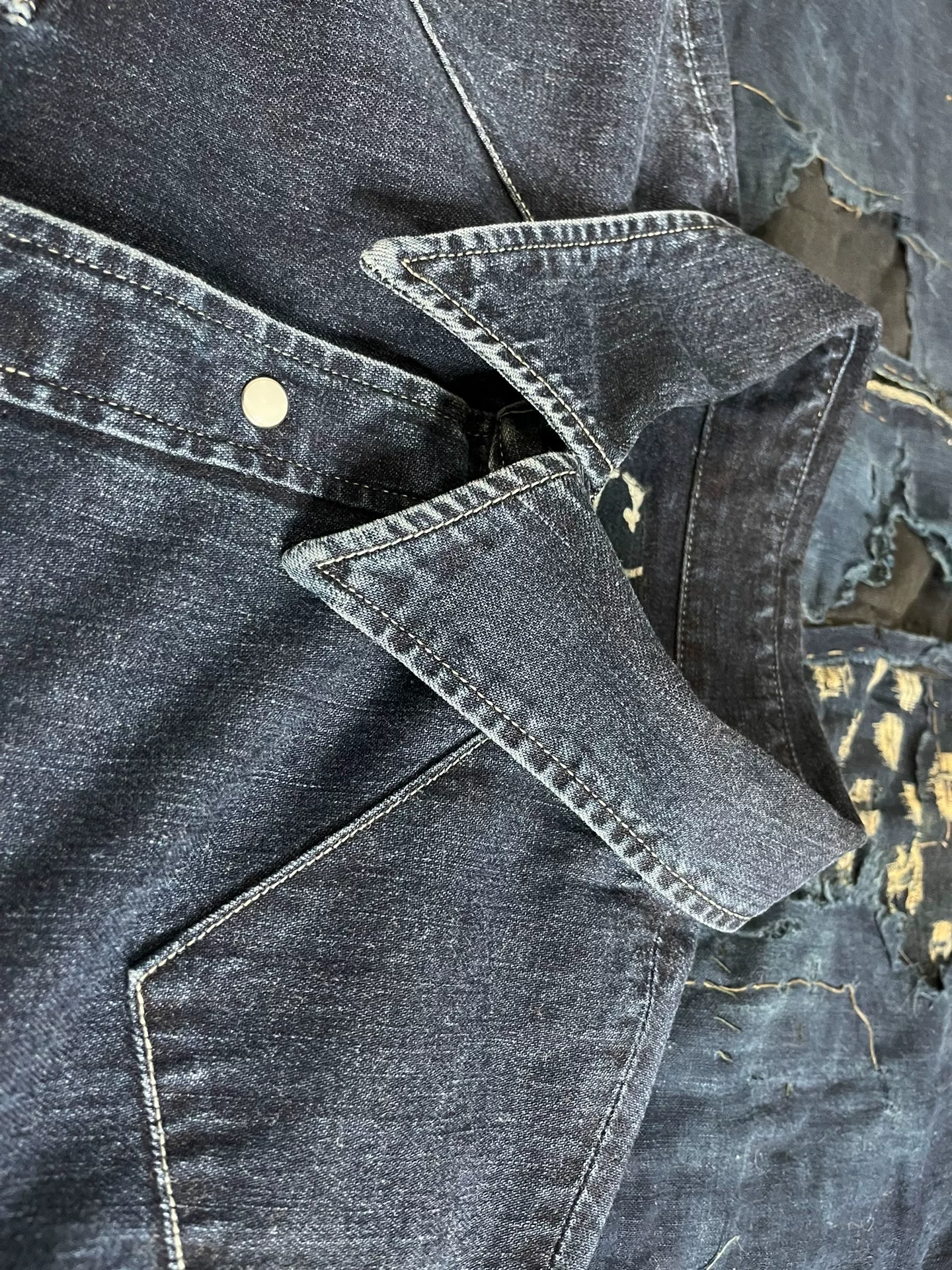 VISVIM 23SS ALBACORE SHIRT DMGD — label