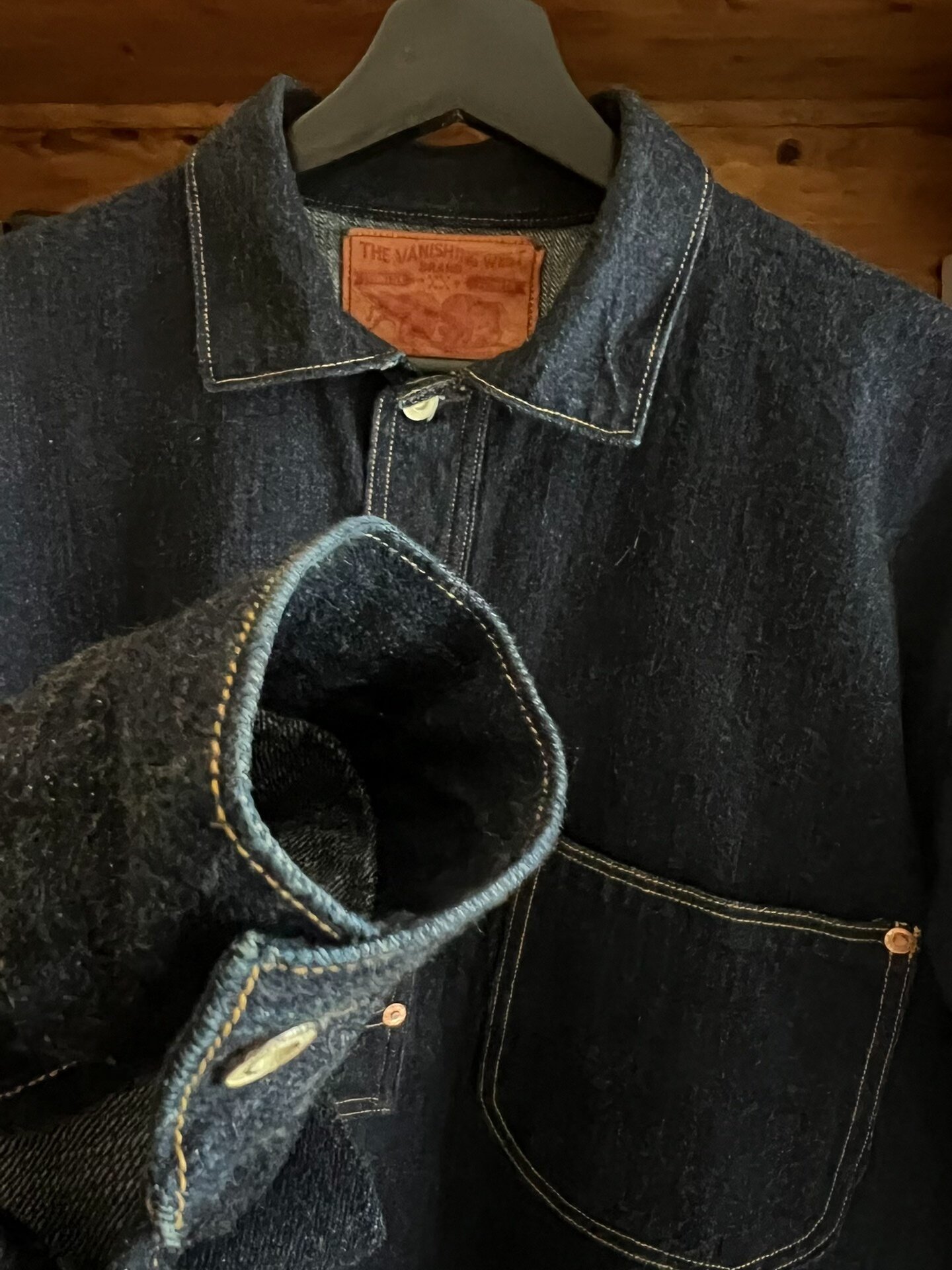Freewheelers Lot 504 XX 1900 Denim Jacket — back