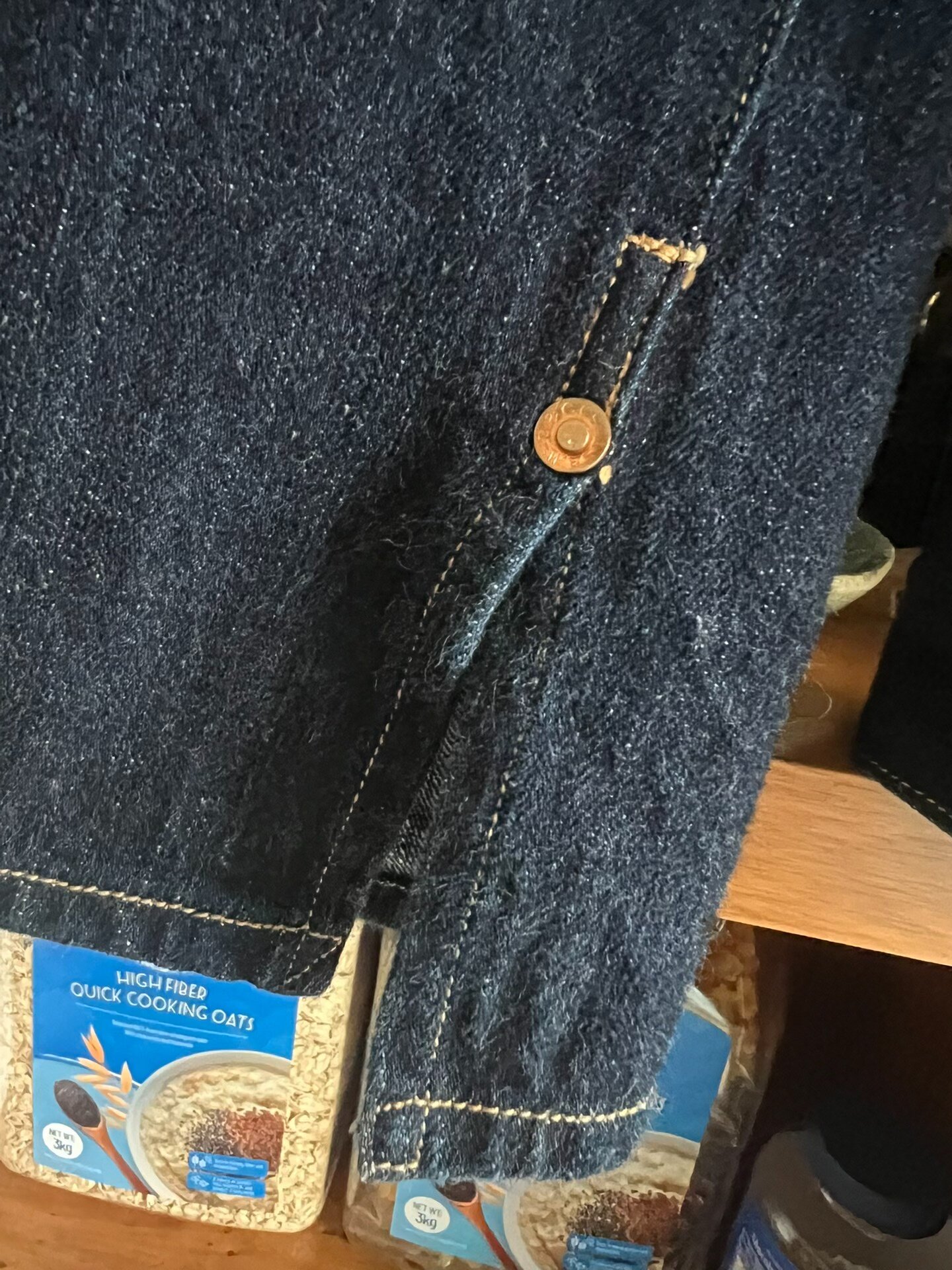 Freewheelers Lot 504 XX 1900 Denim Jacket — label