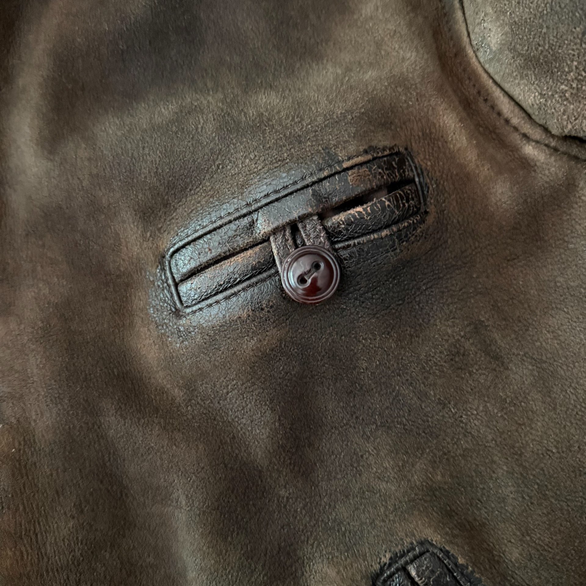 Levi's LVC 1940s Vintage Leather Jacket — label