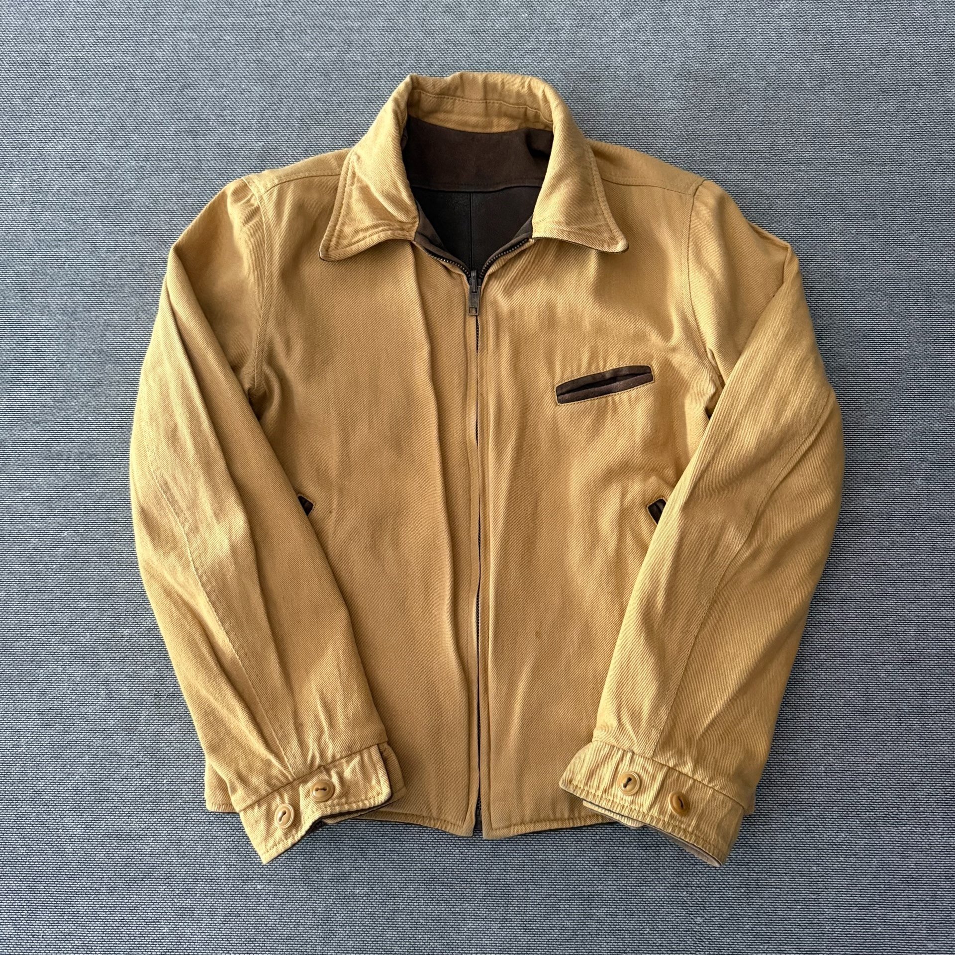 Levi's LVC 1940s Vintage Leather Jacket — detail