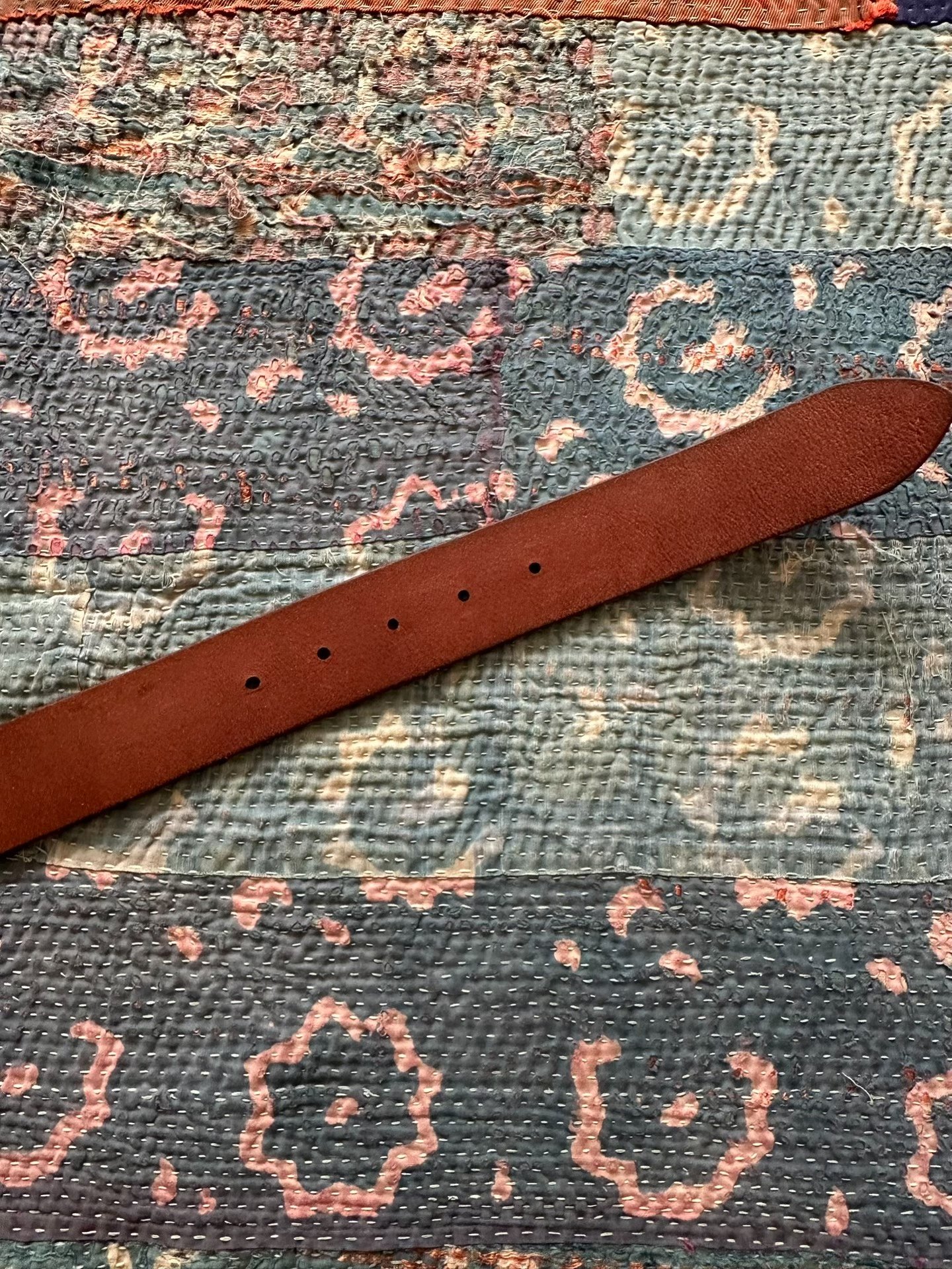 Polo Ralph Lauren Bull Head Leather Belt — back